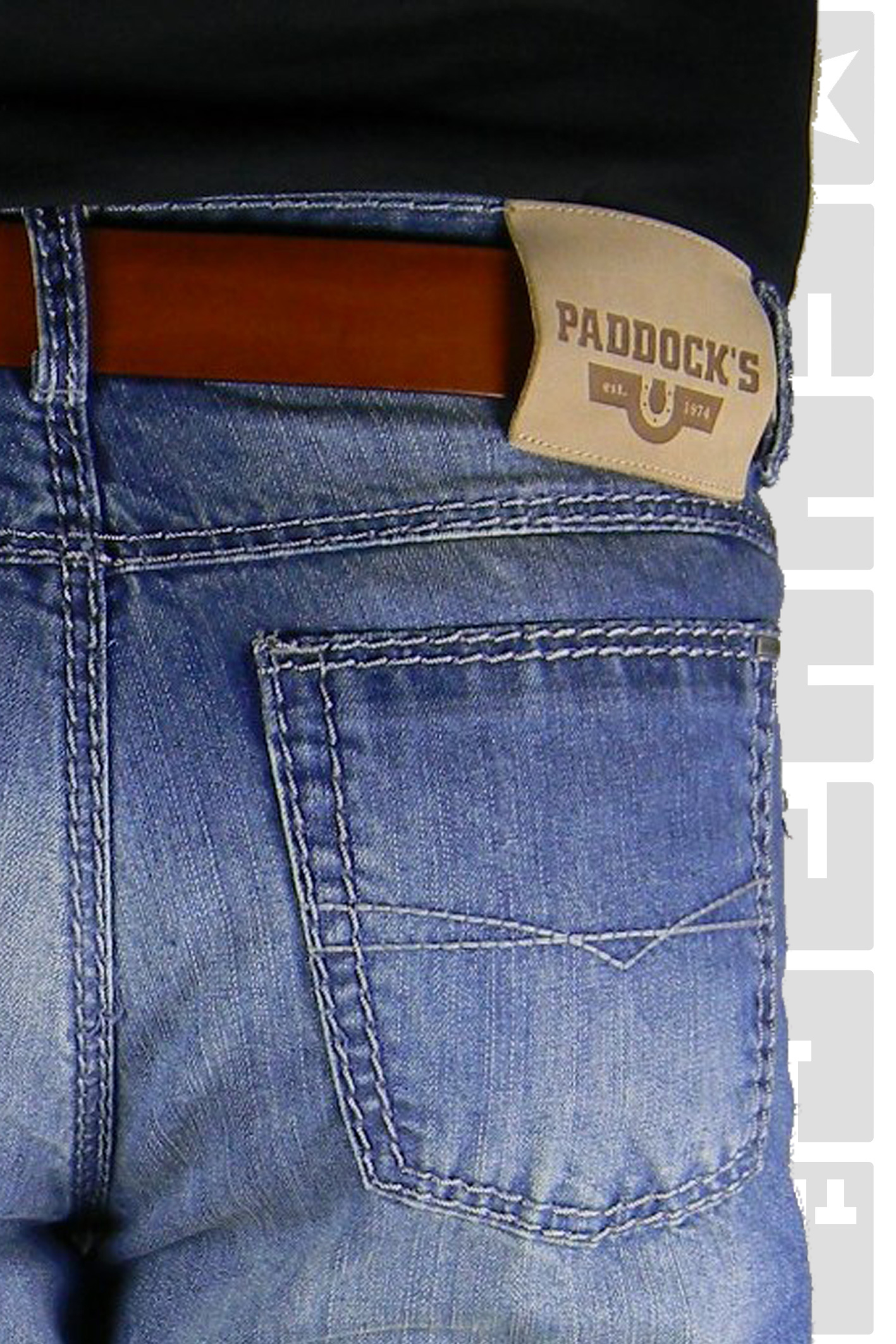 Carter mit Saddle Stitching bis Übergröße 54