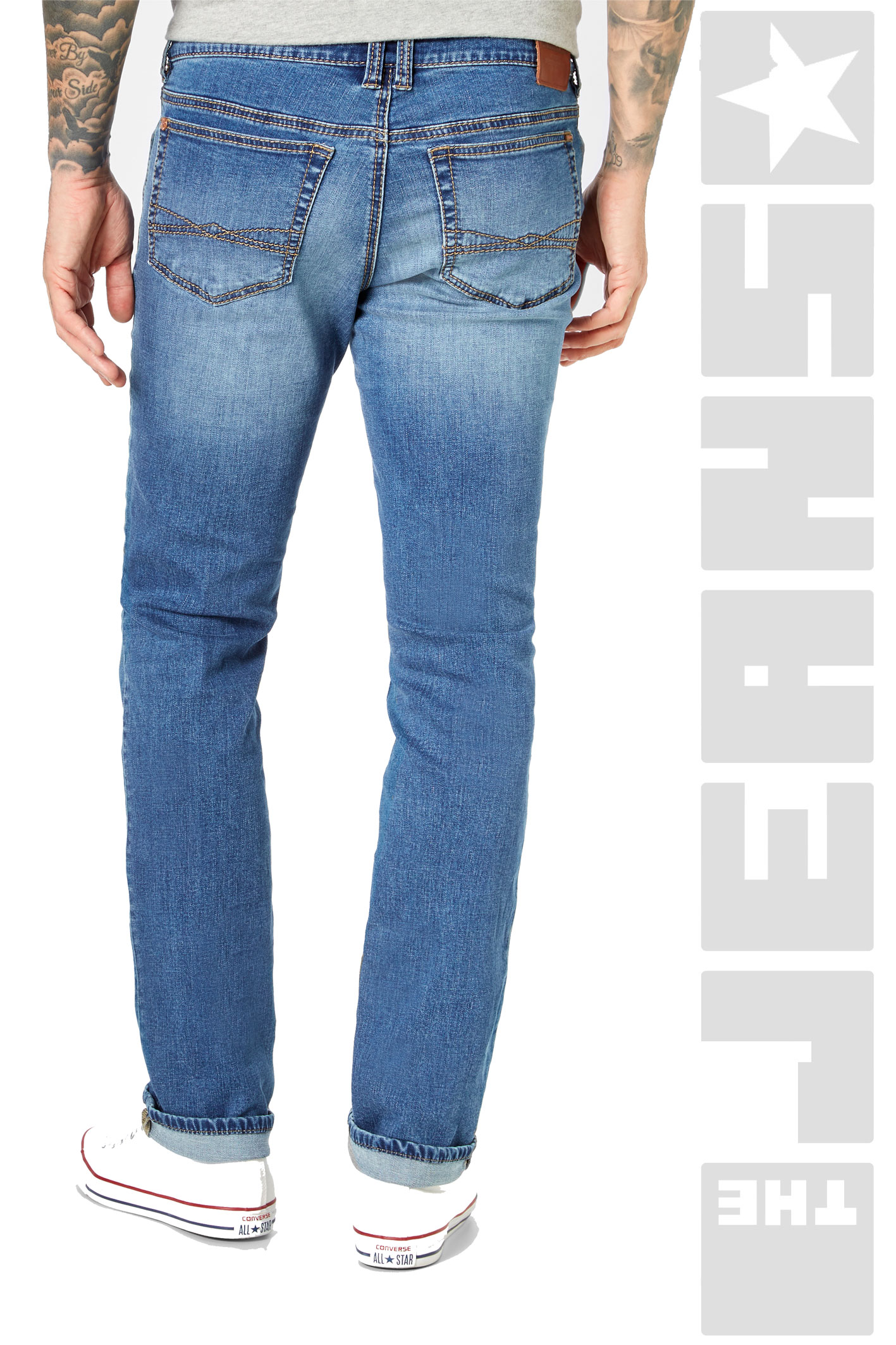 Ranger Pipe Saddle Stitch Mid Blue Used