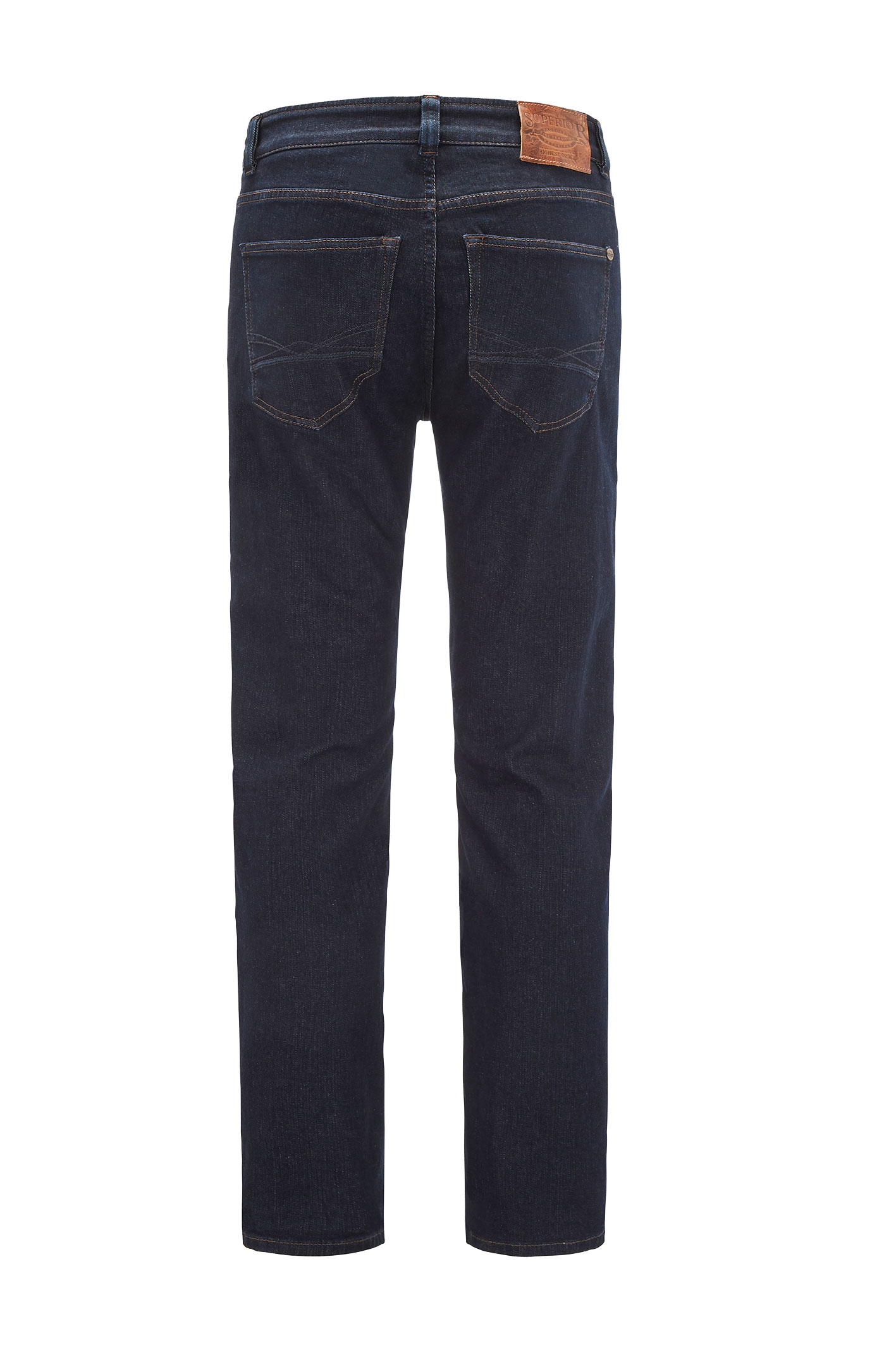 DUKE Blue Rinse + Pleats Regular Fit
