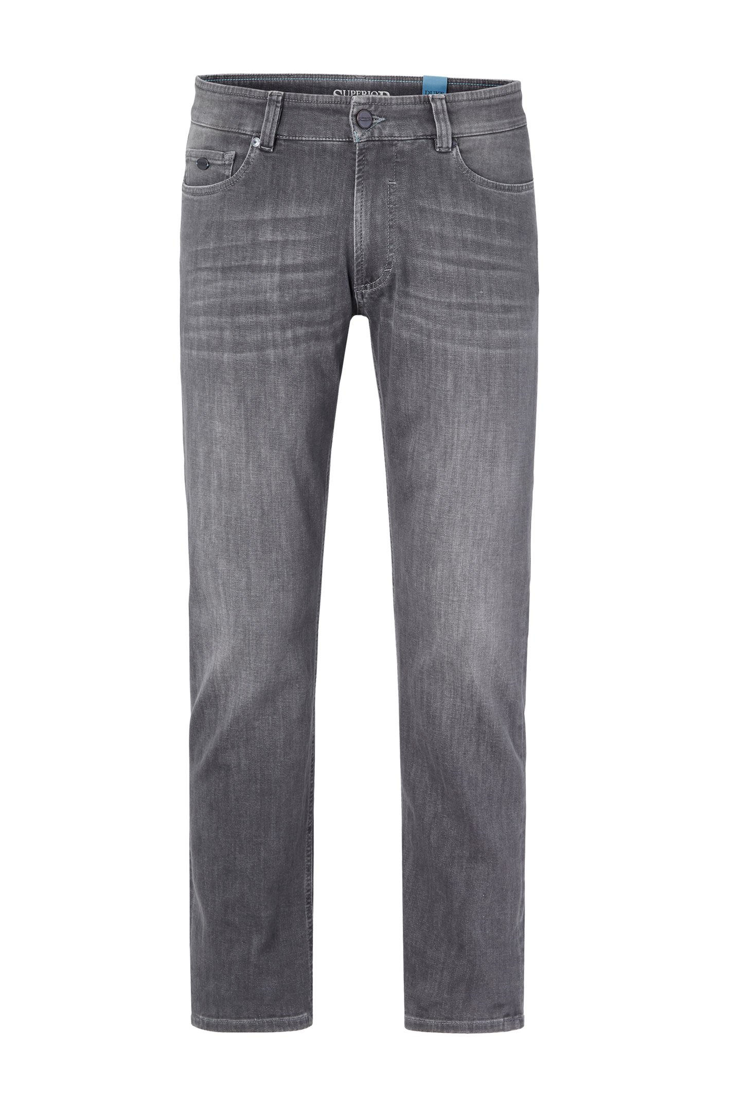 DUKE Lefthand Light Grey Stone Moustache Regular Fit