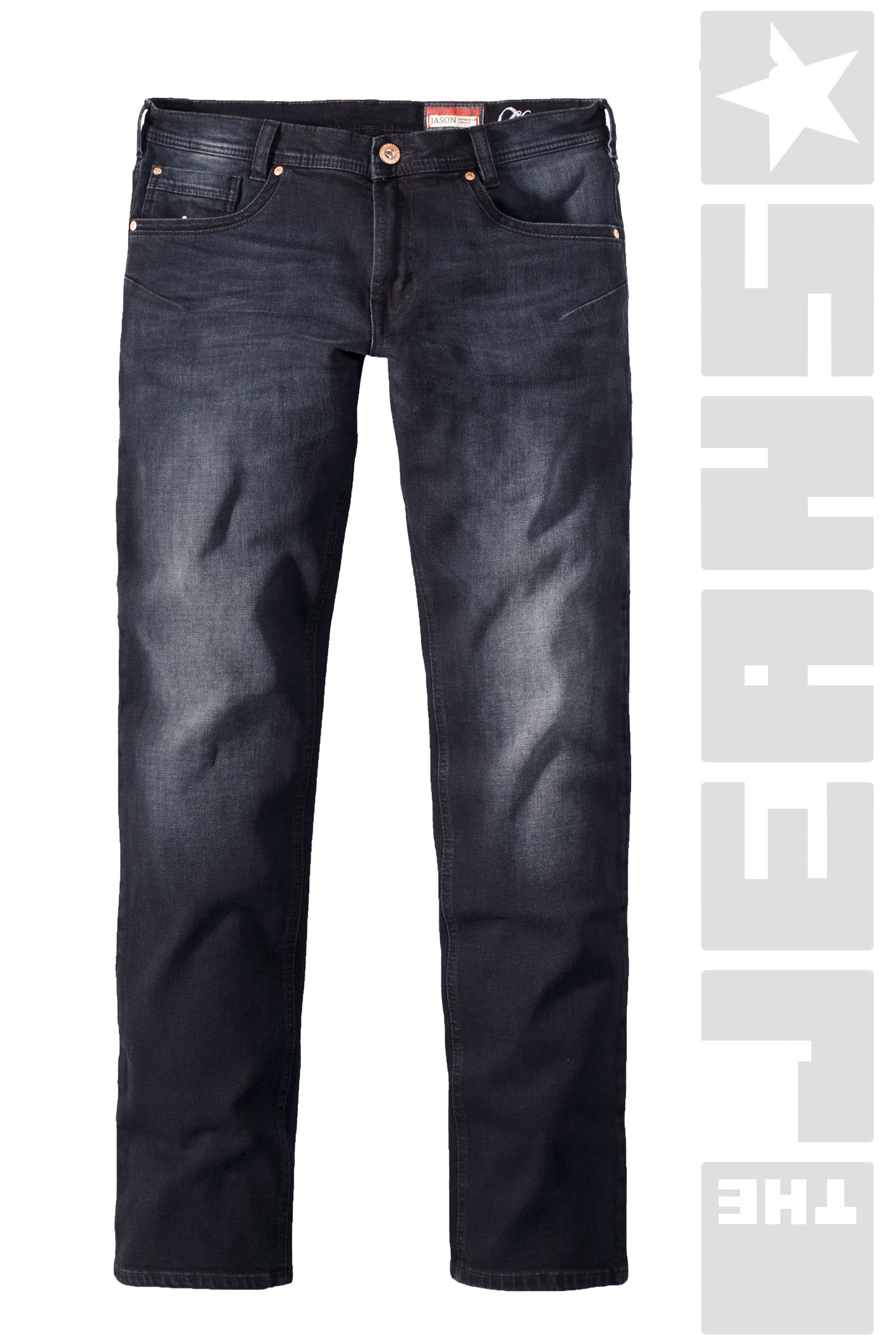 Jason Dark Blue Moustache Used