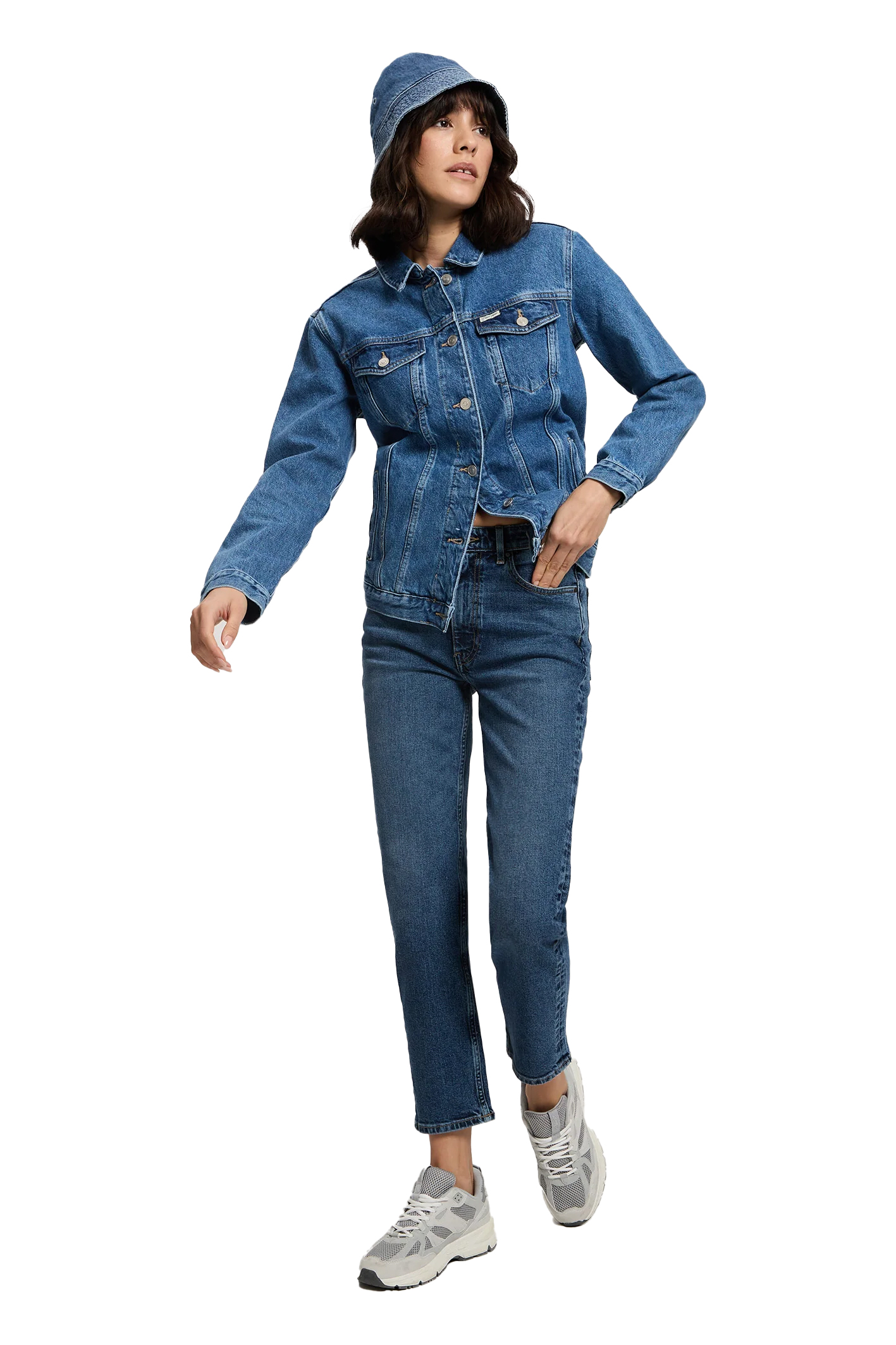 JEANSJACKE Oversize Mid Blue