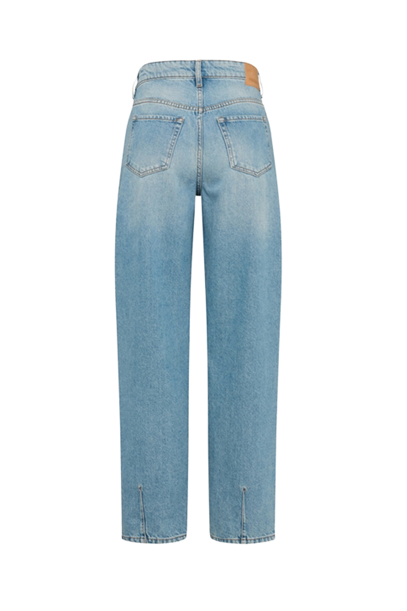 KATY Light Blue Od Brown Used Moustache Loose Fit