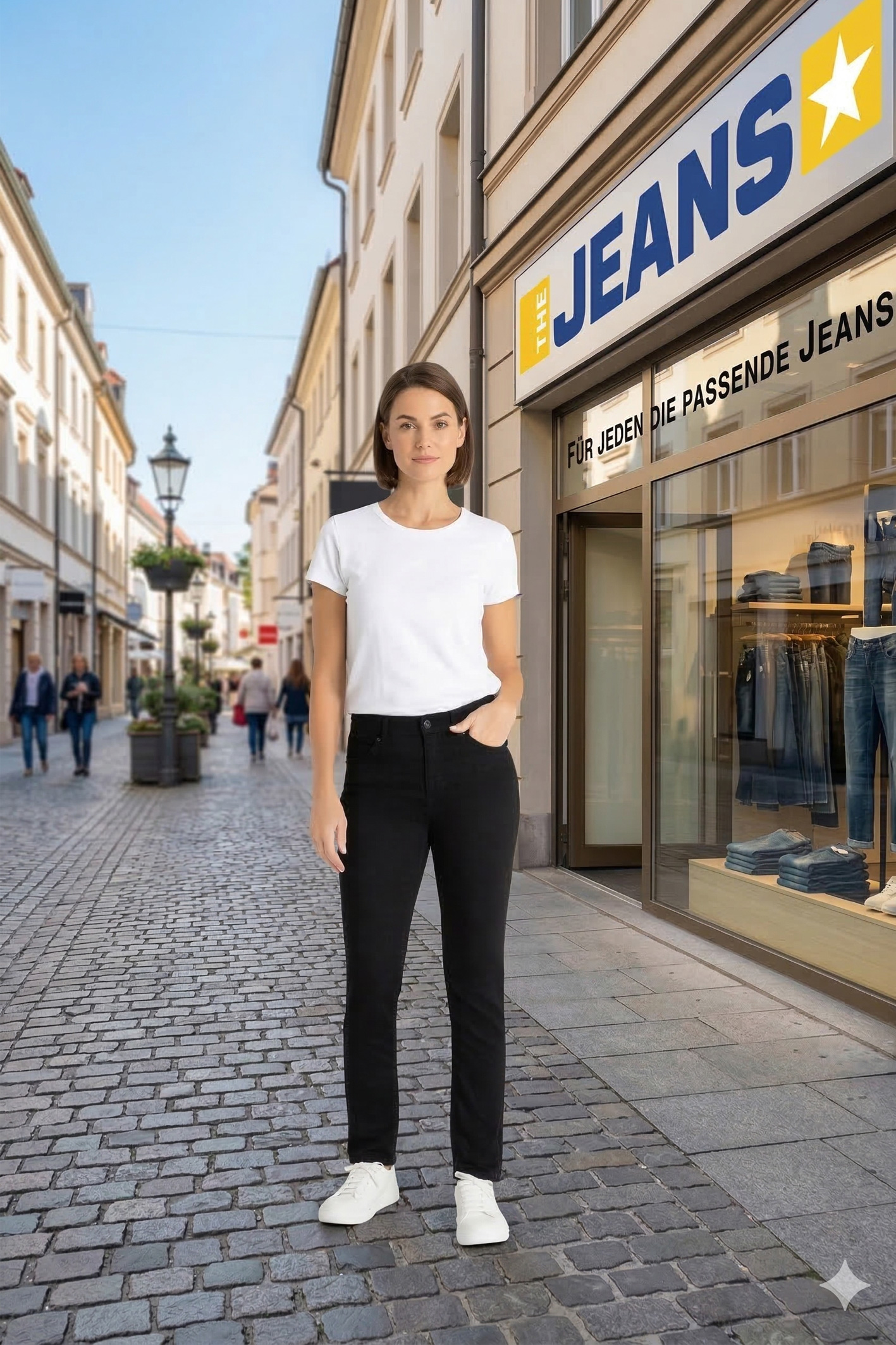 MELANIE Black-Black Regular Fit