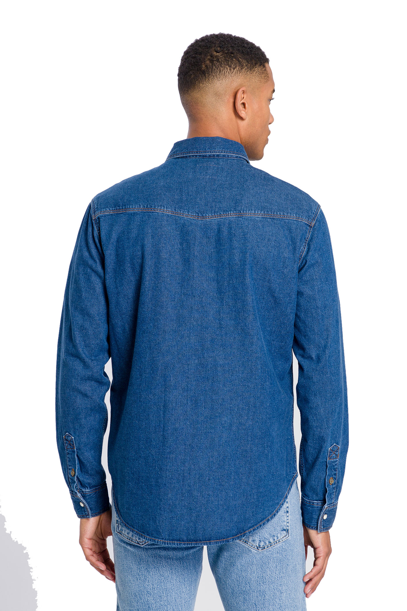 JEANSHEMD Dark Blue