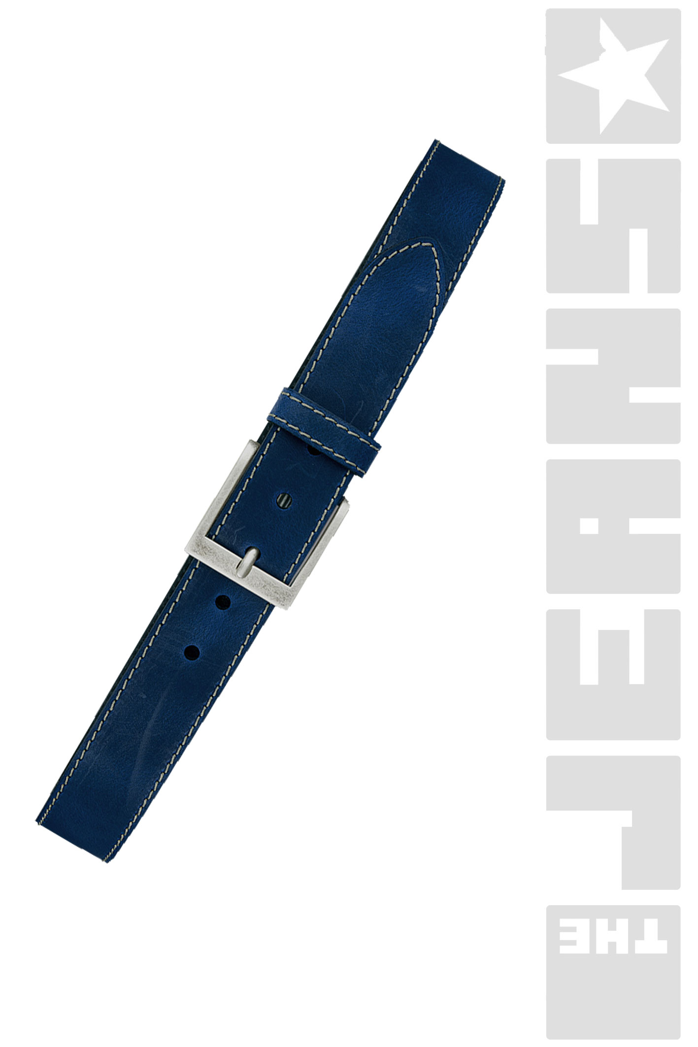 LEDERGÜRTEL Blau 402046