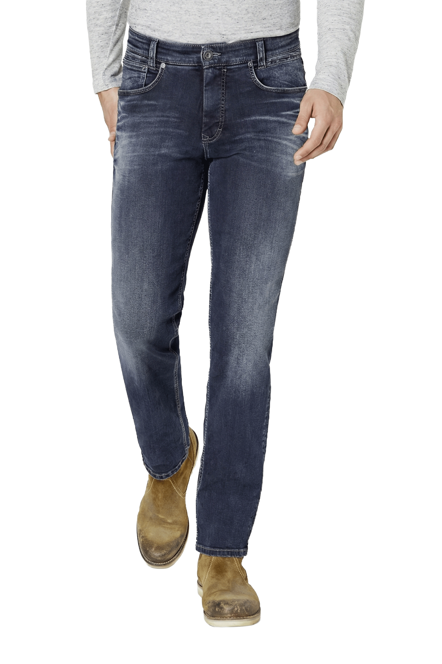 PIPE Authentic Blue Black Wash Slim Fit
