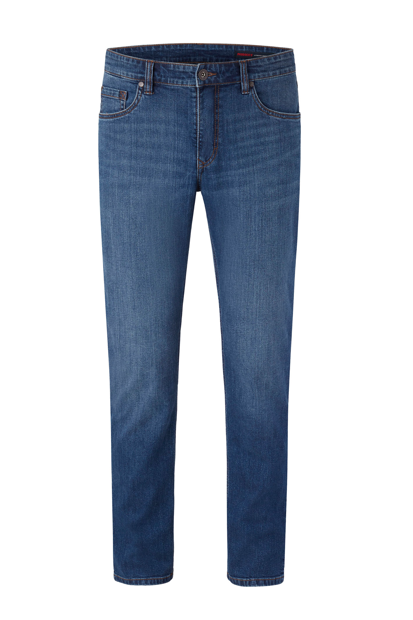 BEN Medium Blue Used Moustache Regular Fit