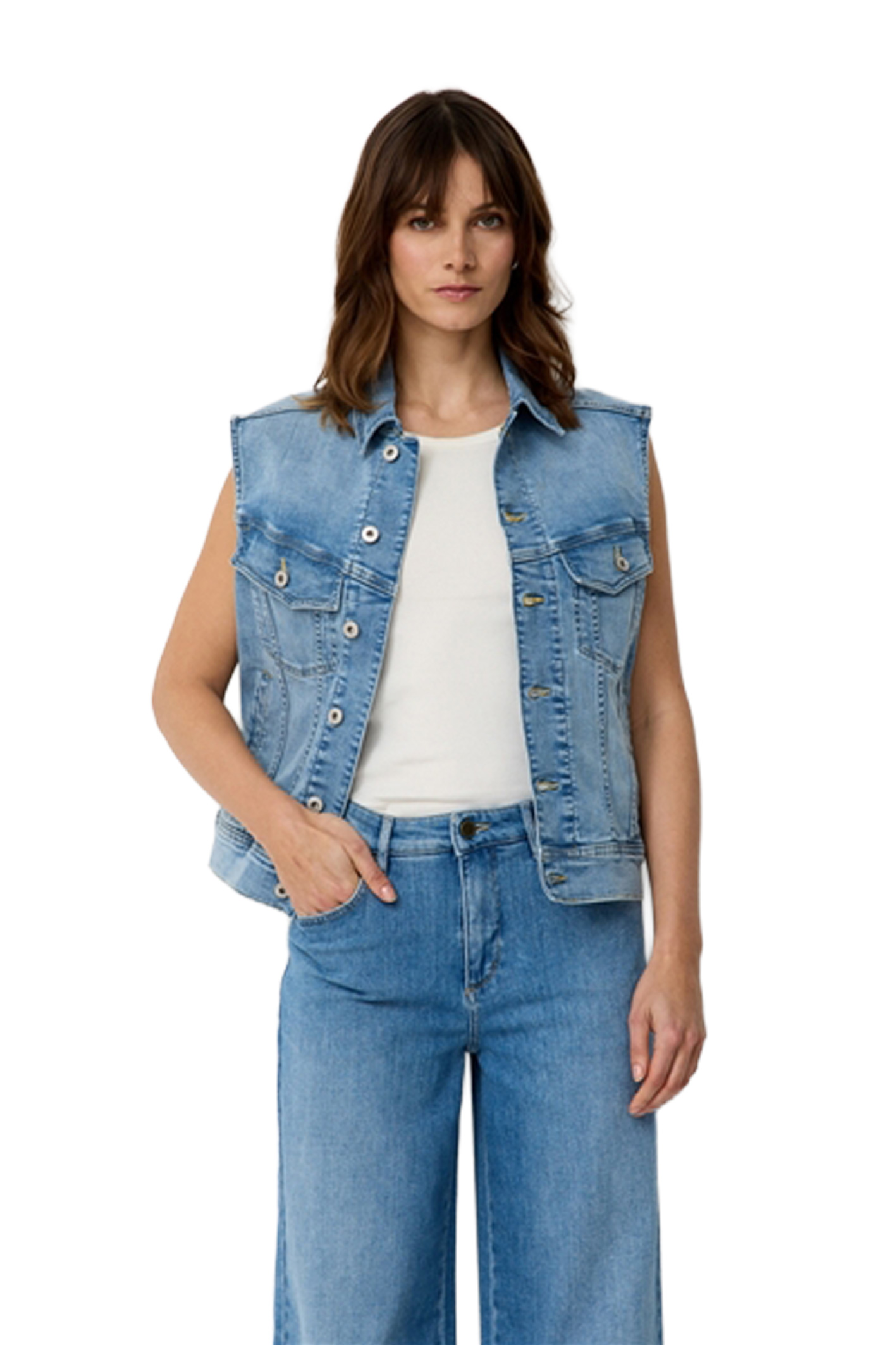 JEANSWESTE Light Blue Stone