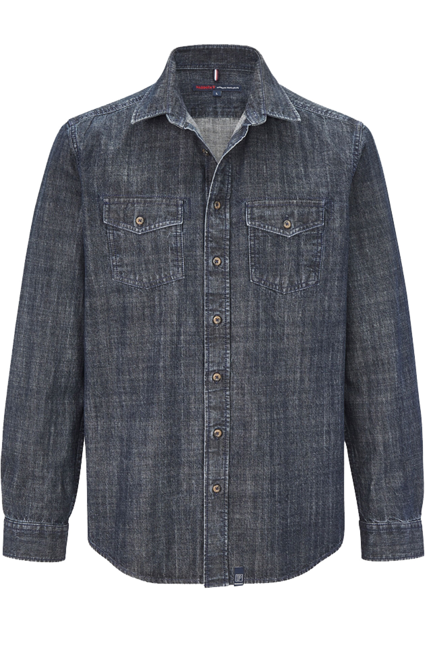 JEANSHEMD DALLAS LS Indigo Blue Stone