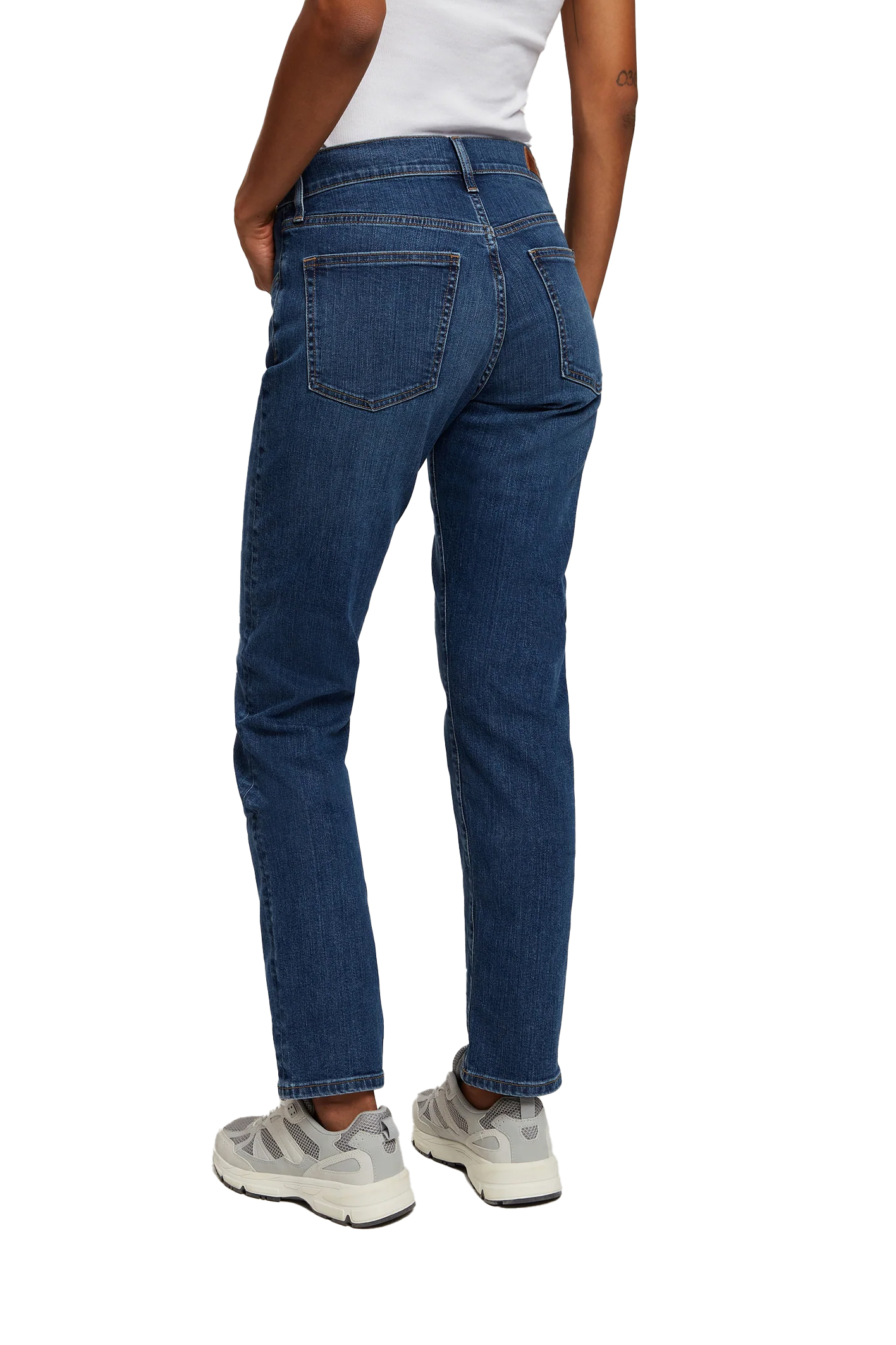 EMILIA Dark Mid Blue Regular Fit