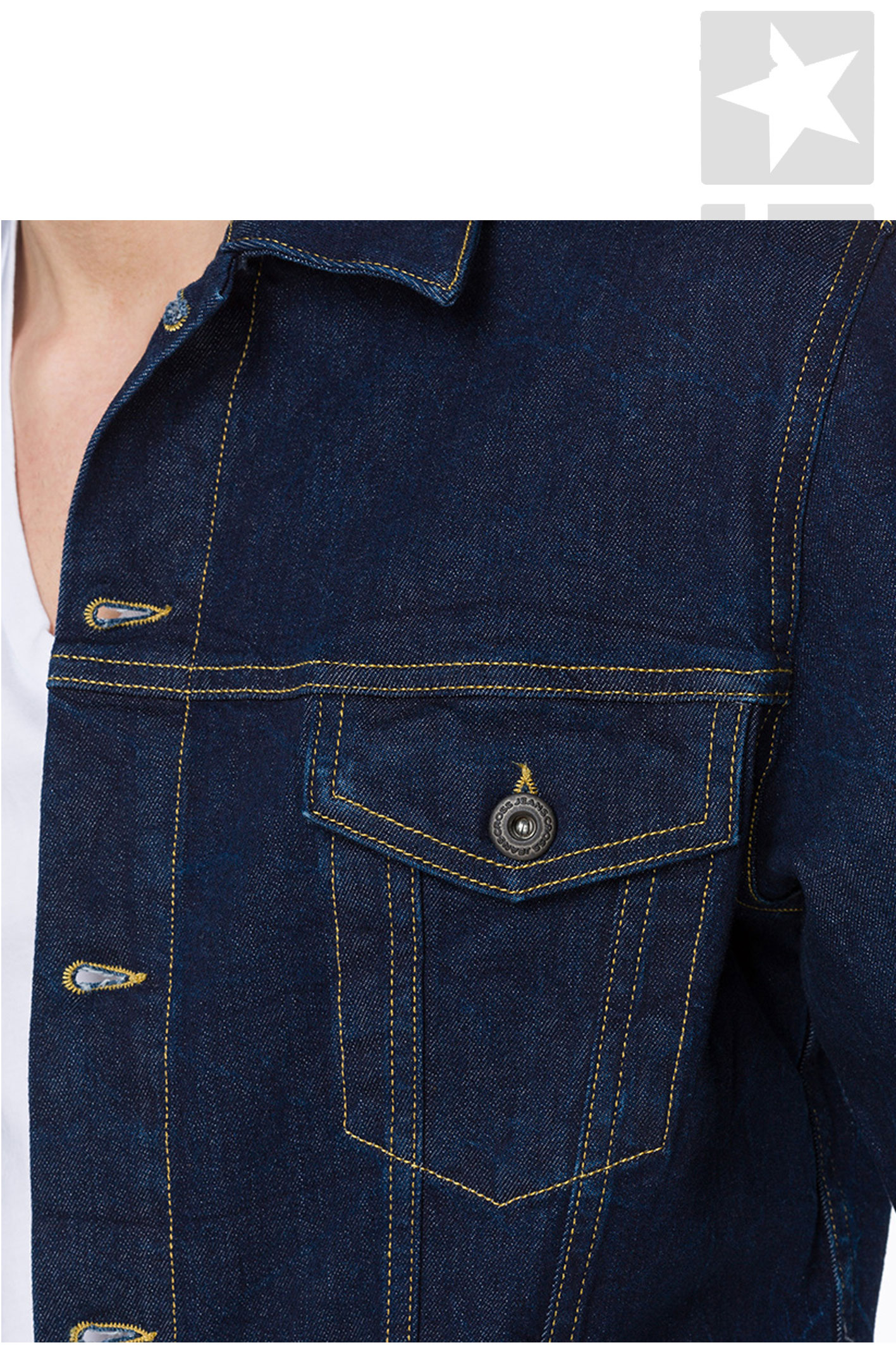 Cross Jacket Deep Blue A-415