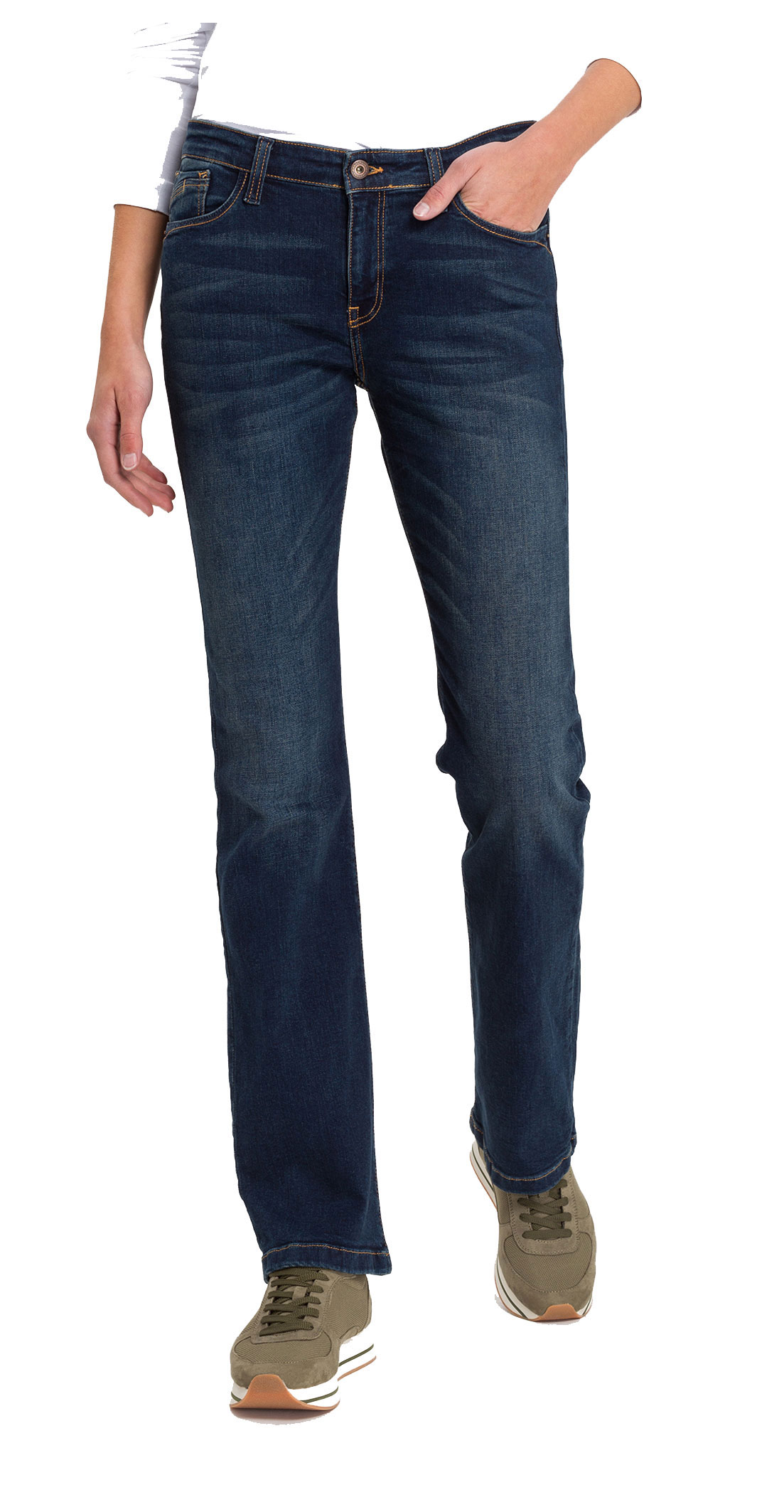 LAUREN Deep Blue Bootcut