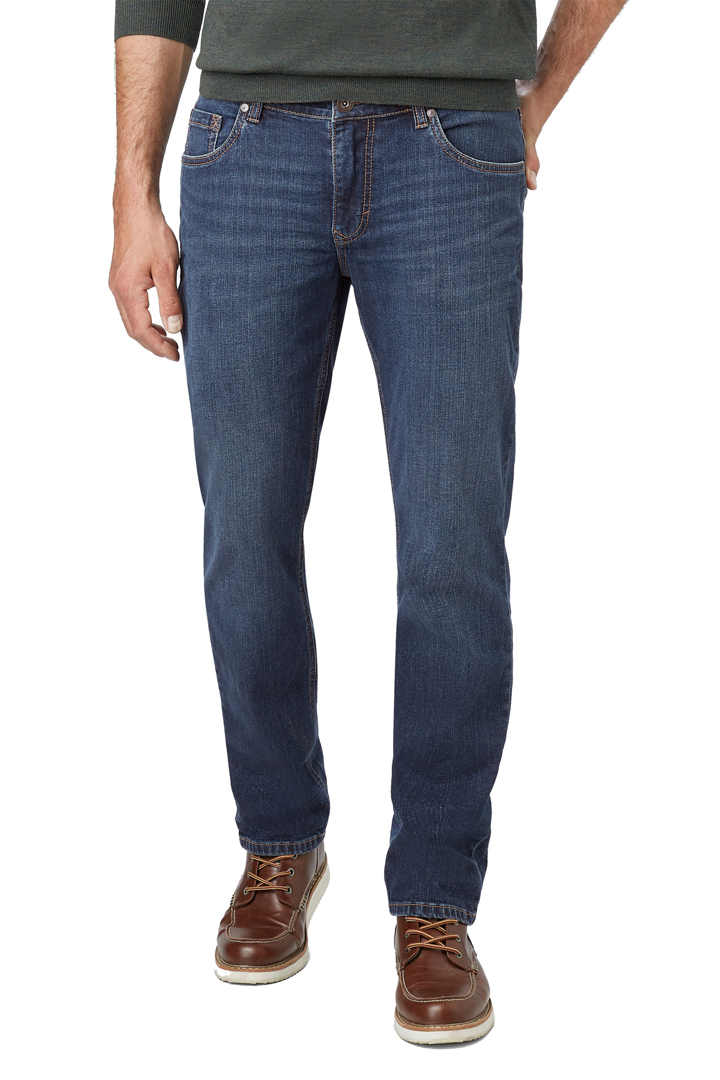 BEN Dark Blue Used Moustache Regular Fit