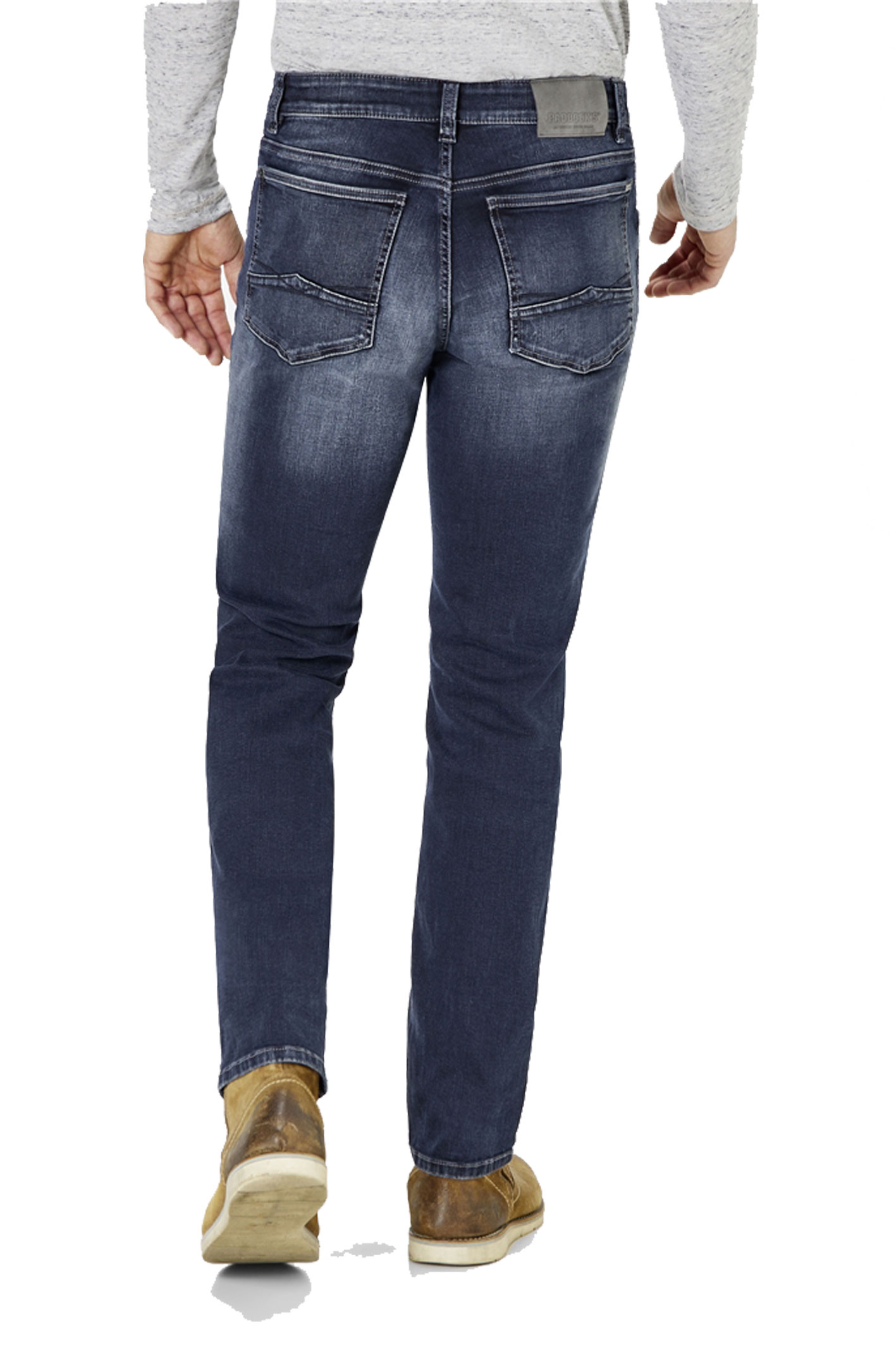 PIPE Authentic Blue Black Wash Slim Fit