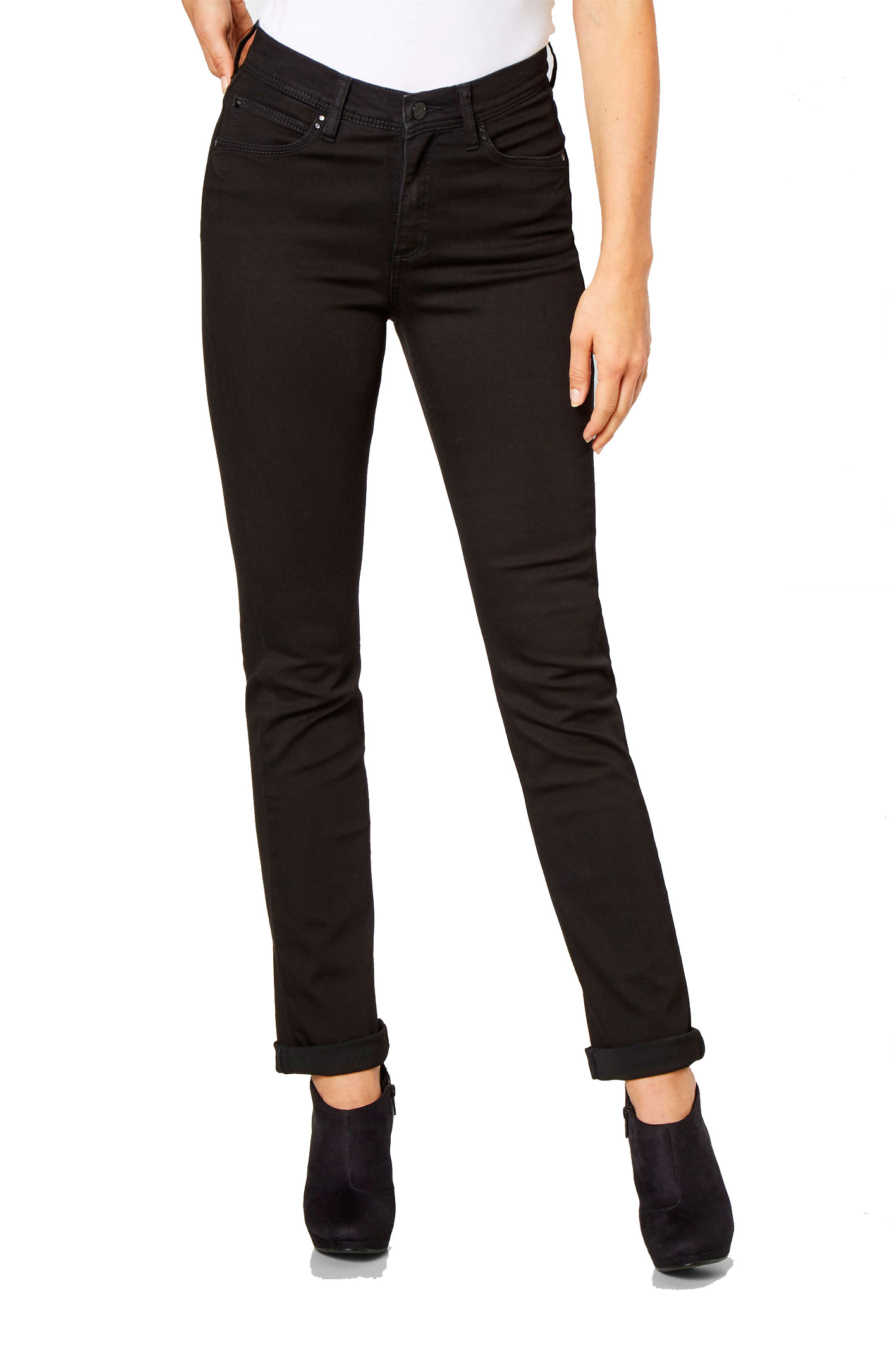 KATE Black Black Straight Leg