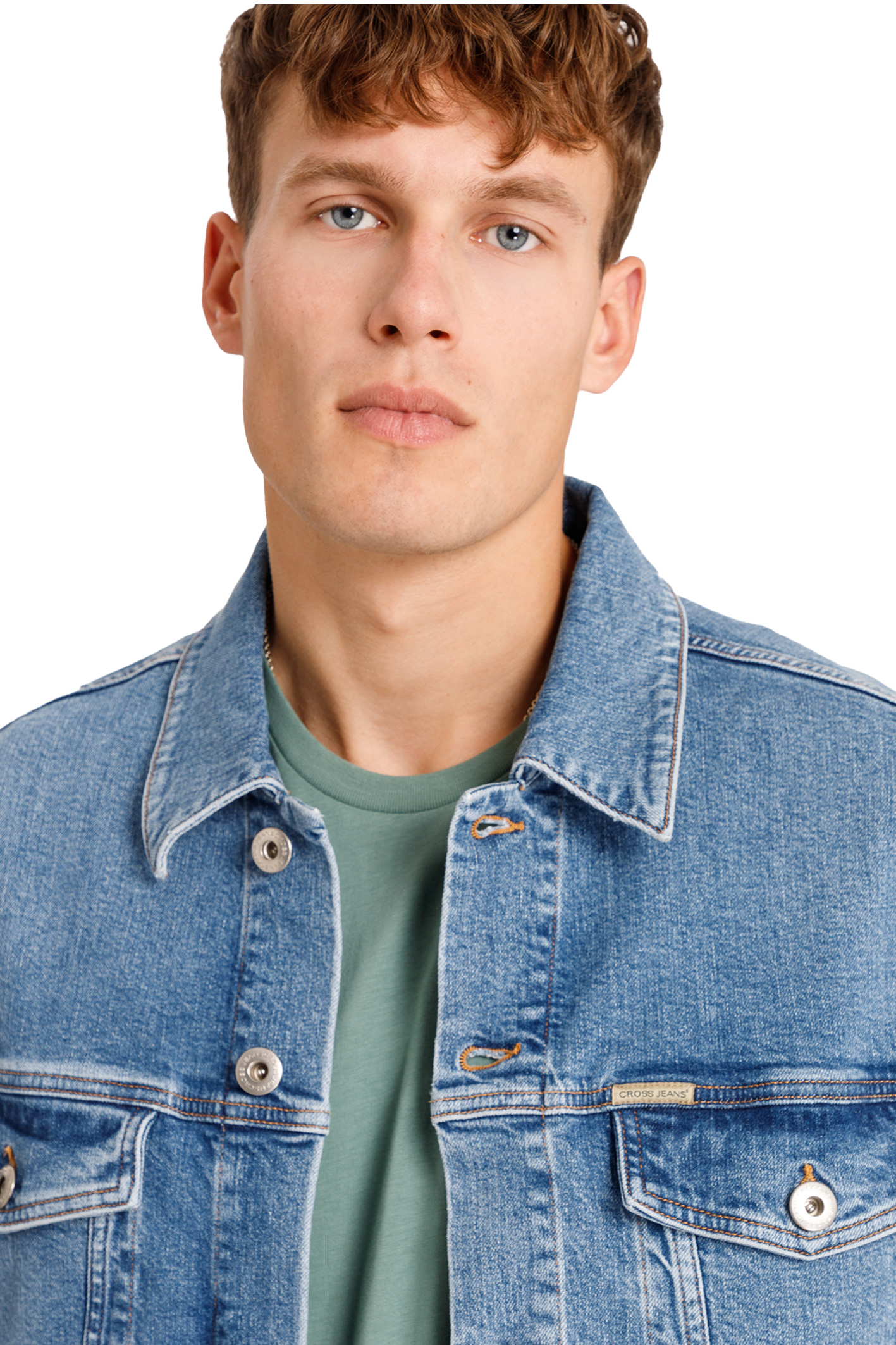 JEANSJACKE Light Mid Blue Used A-320