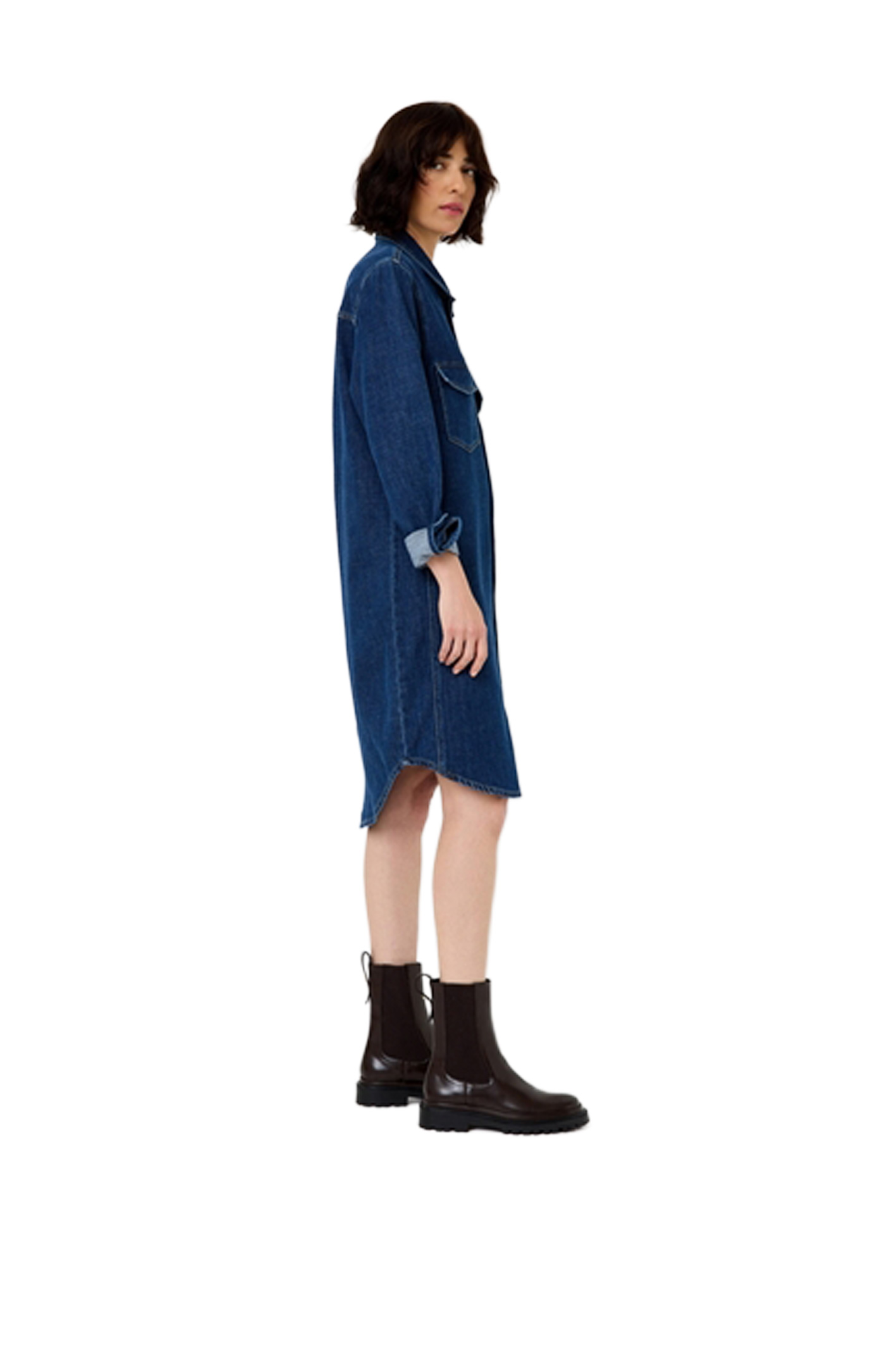 DENIM DRESS Dark Blue