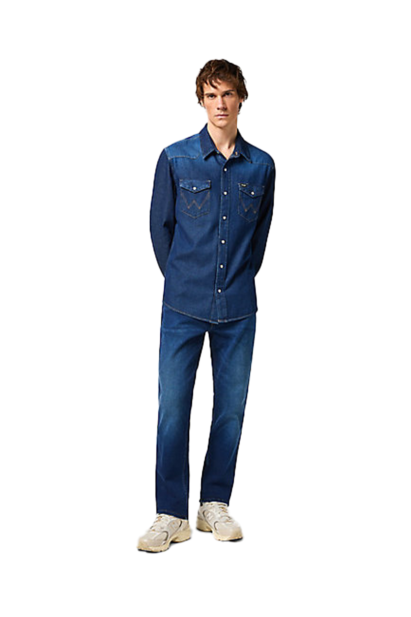 JEANSHEMD DARK STONE 27MW Regular Fit