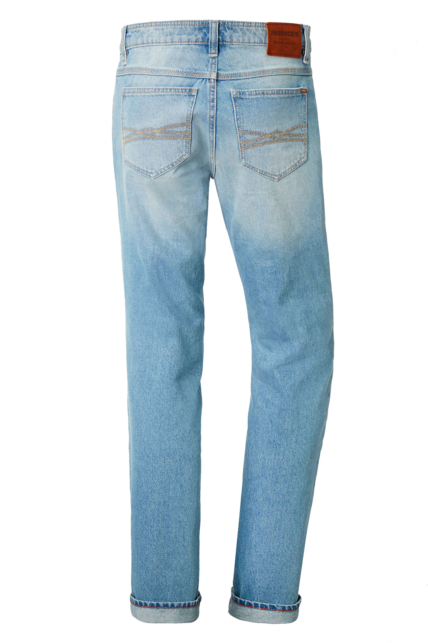 RANGER PIPE Rigid Denim Bleached Moustache Used Slim Fit