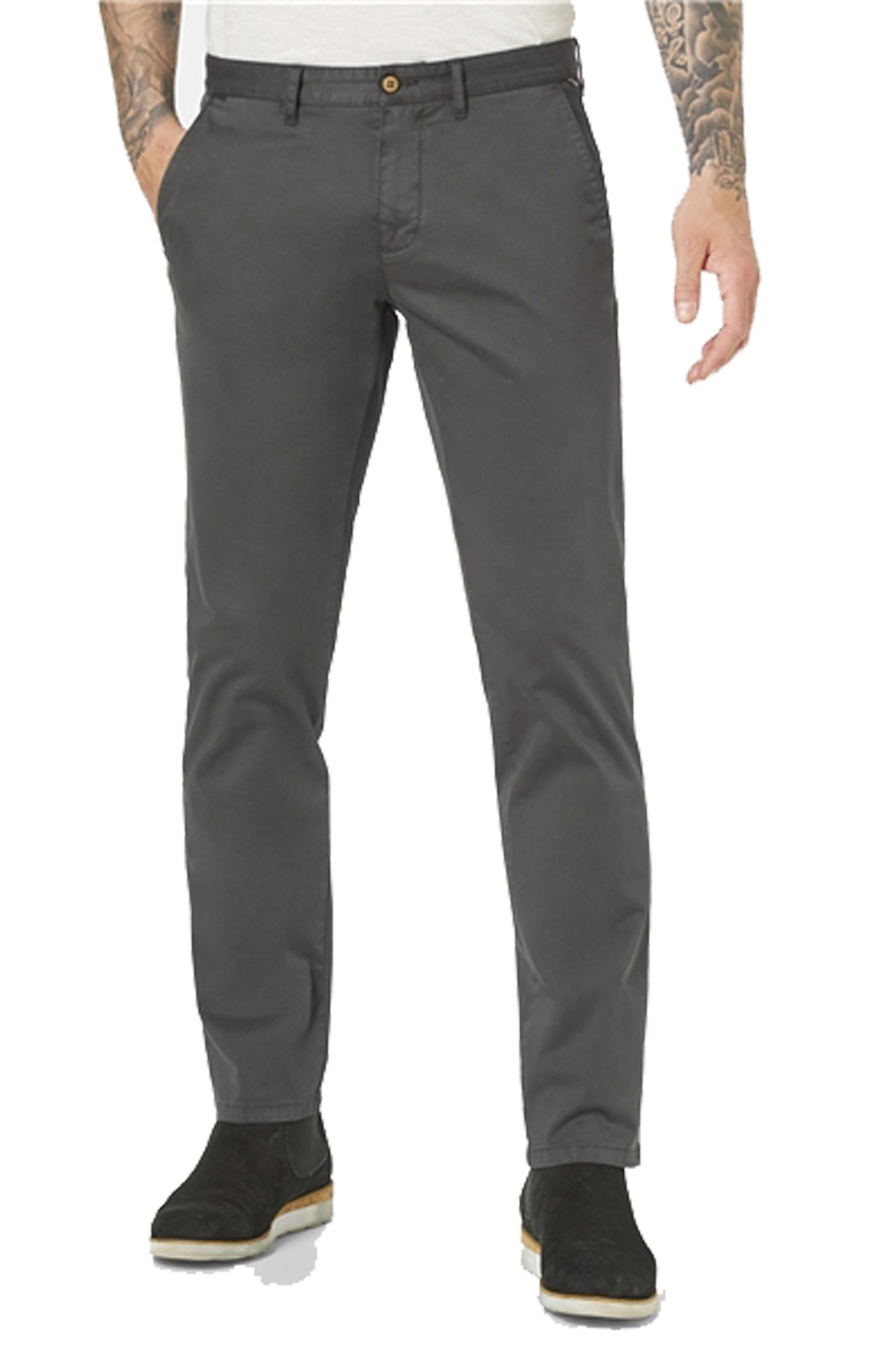 JASPER CHINO Anthrazit Slim Fit