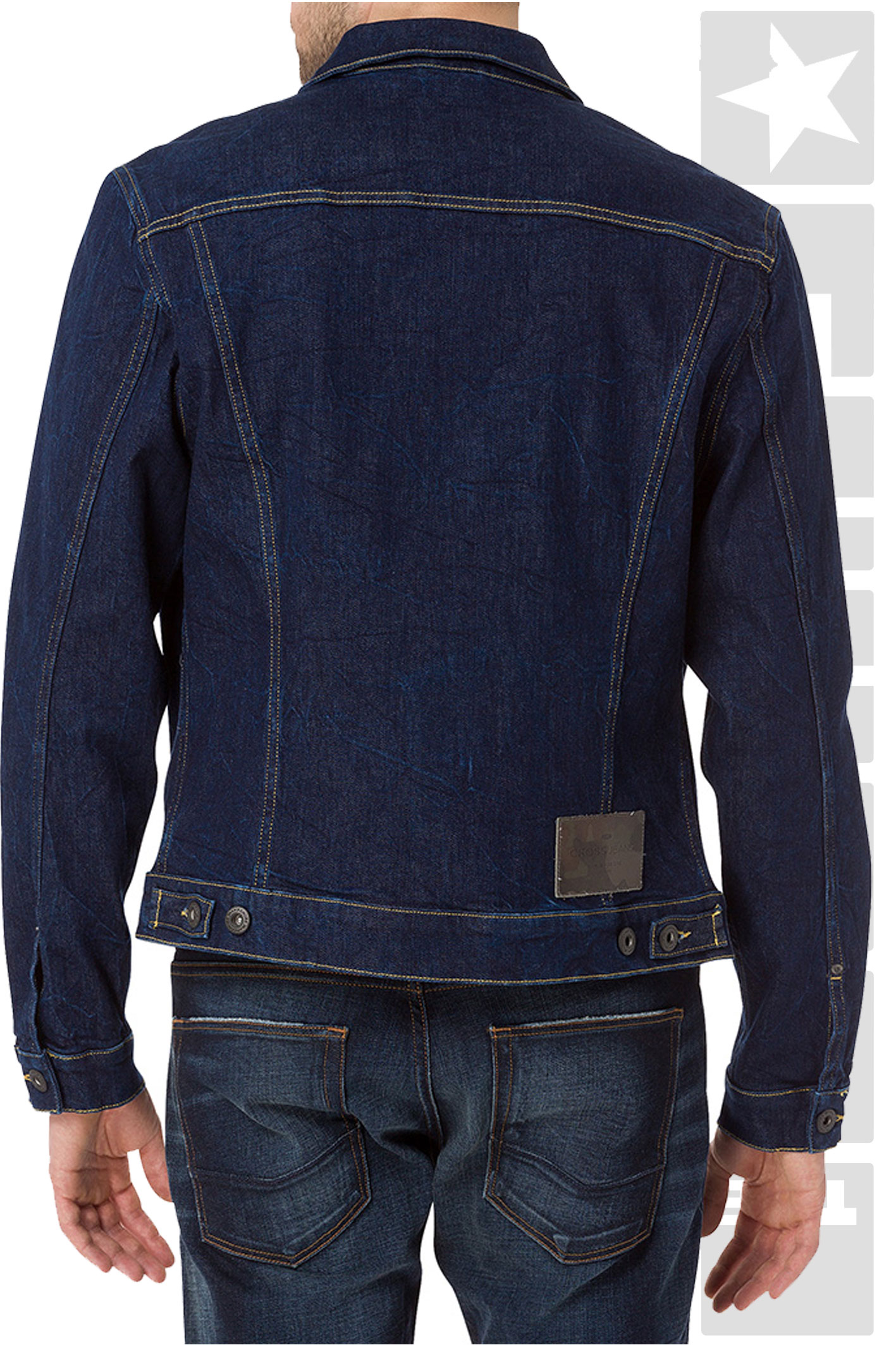 Cross Jacket Deep Blue A-415