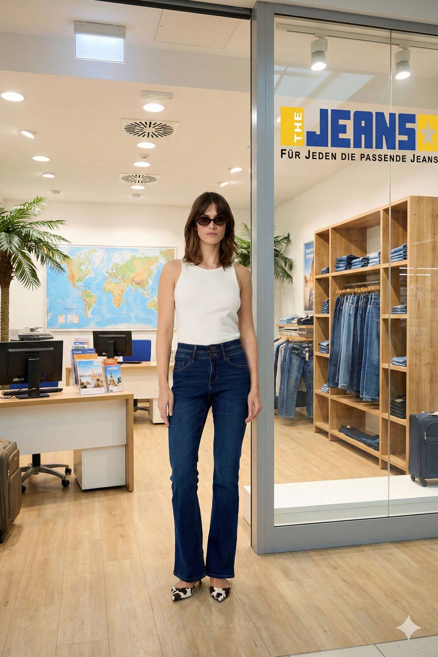 JANE Dark Blue Bootcut
