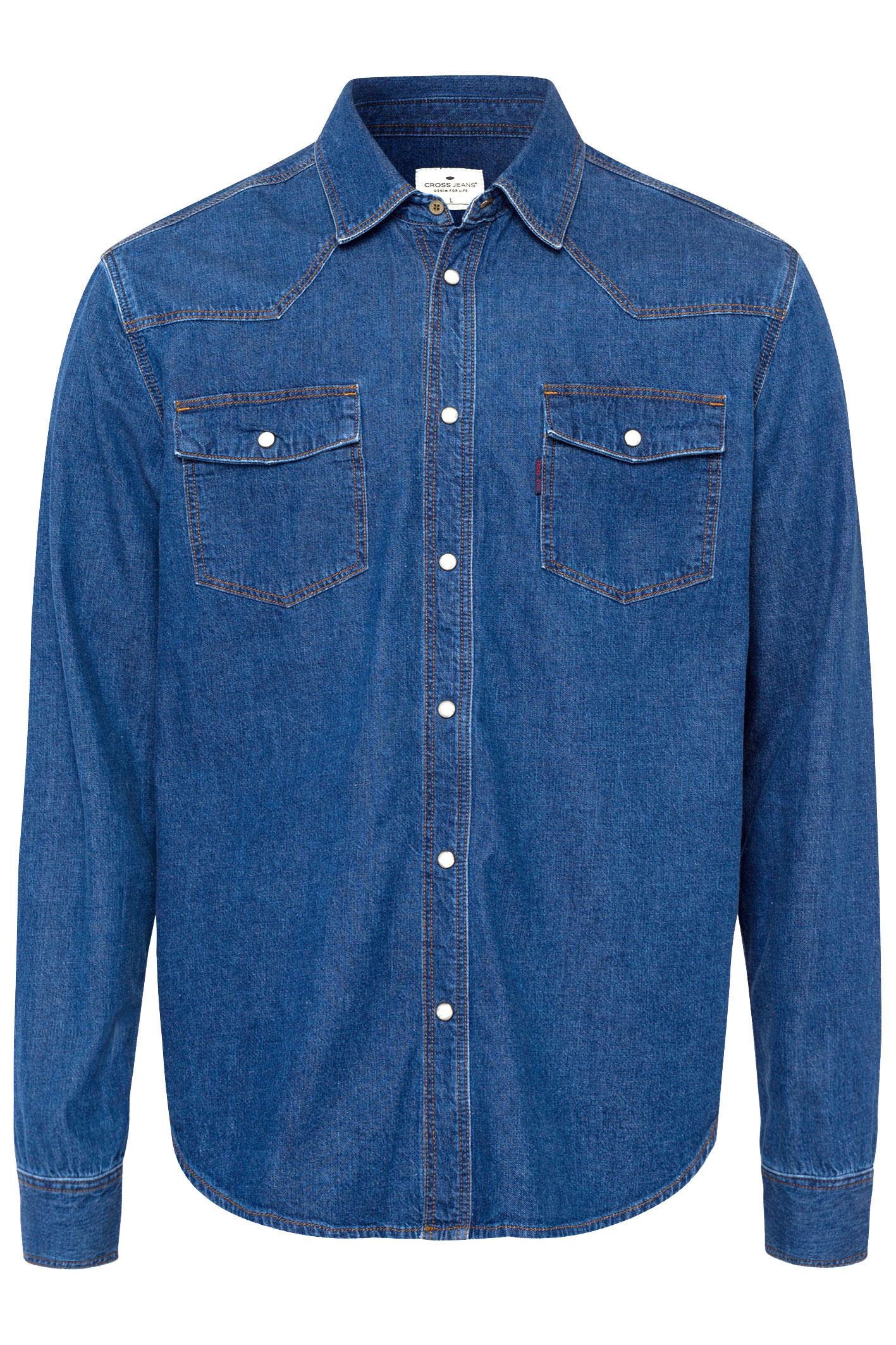 JEANSHEMD Dark Blue