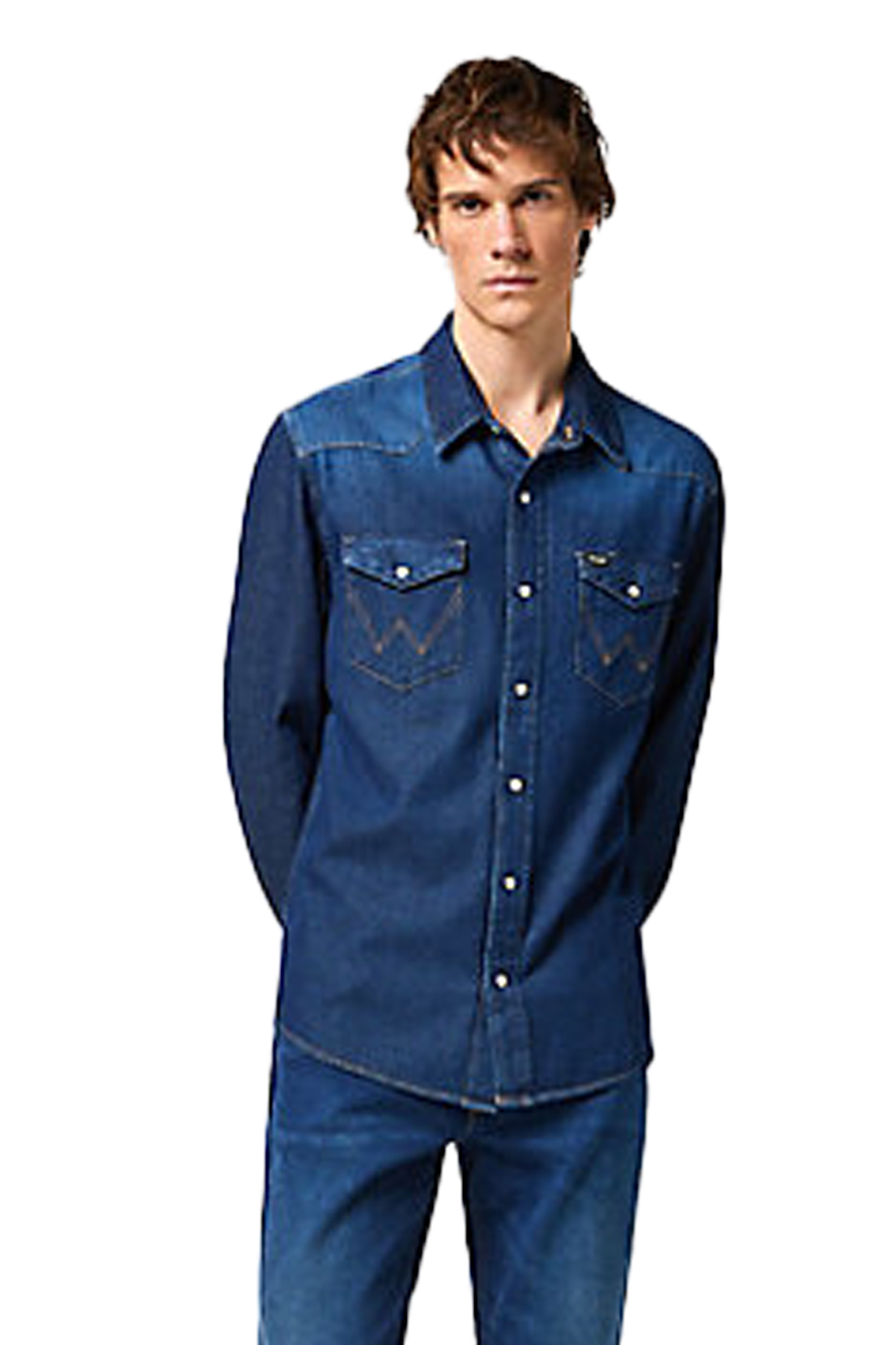 JEANSHEMD DARK STONE 27MW Regular Fit
