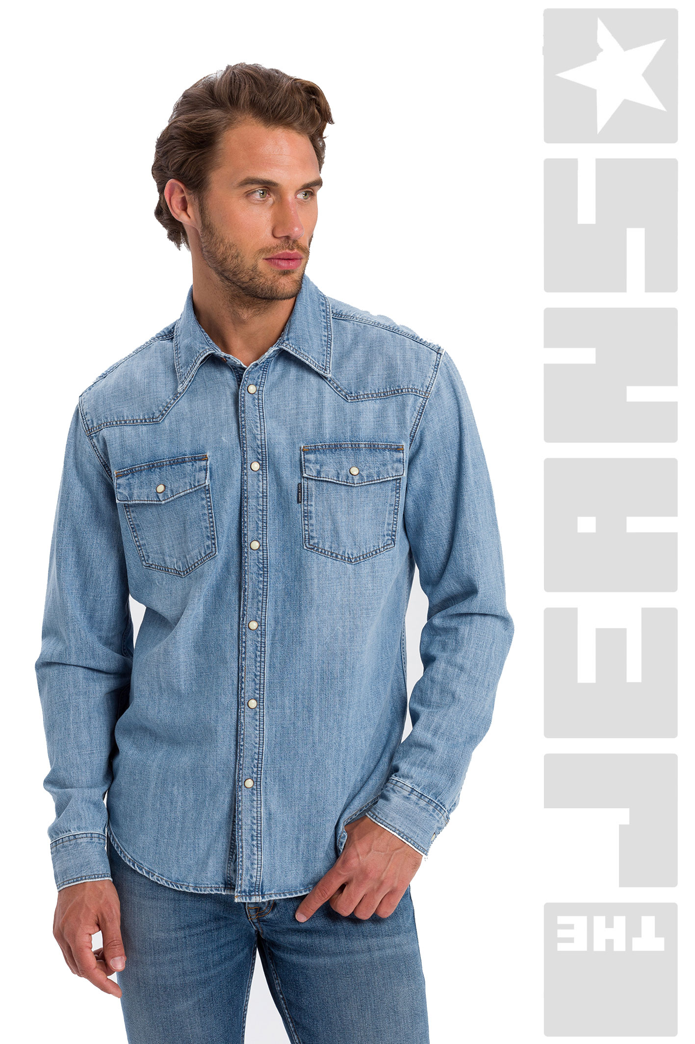 JEANSHEMD Light Blue