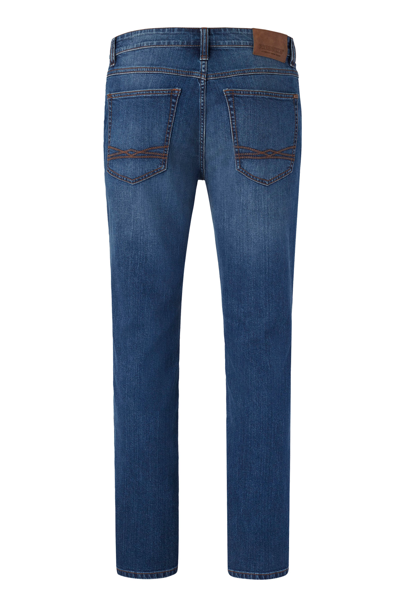 BEN Medium Blue Used Moustache Regular Fit