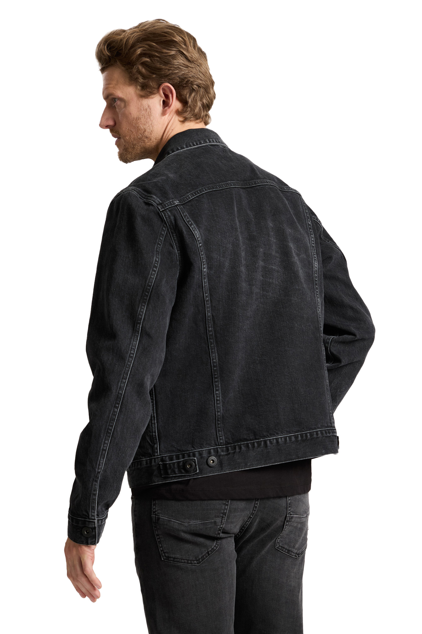 JEANSJACKE Black Used A-315