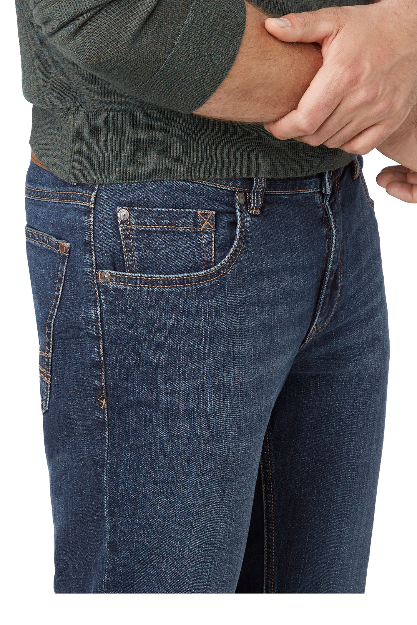 BEN Dark Blue Used Moustache Regular Fit