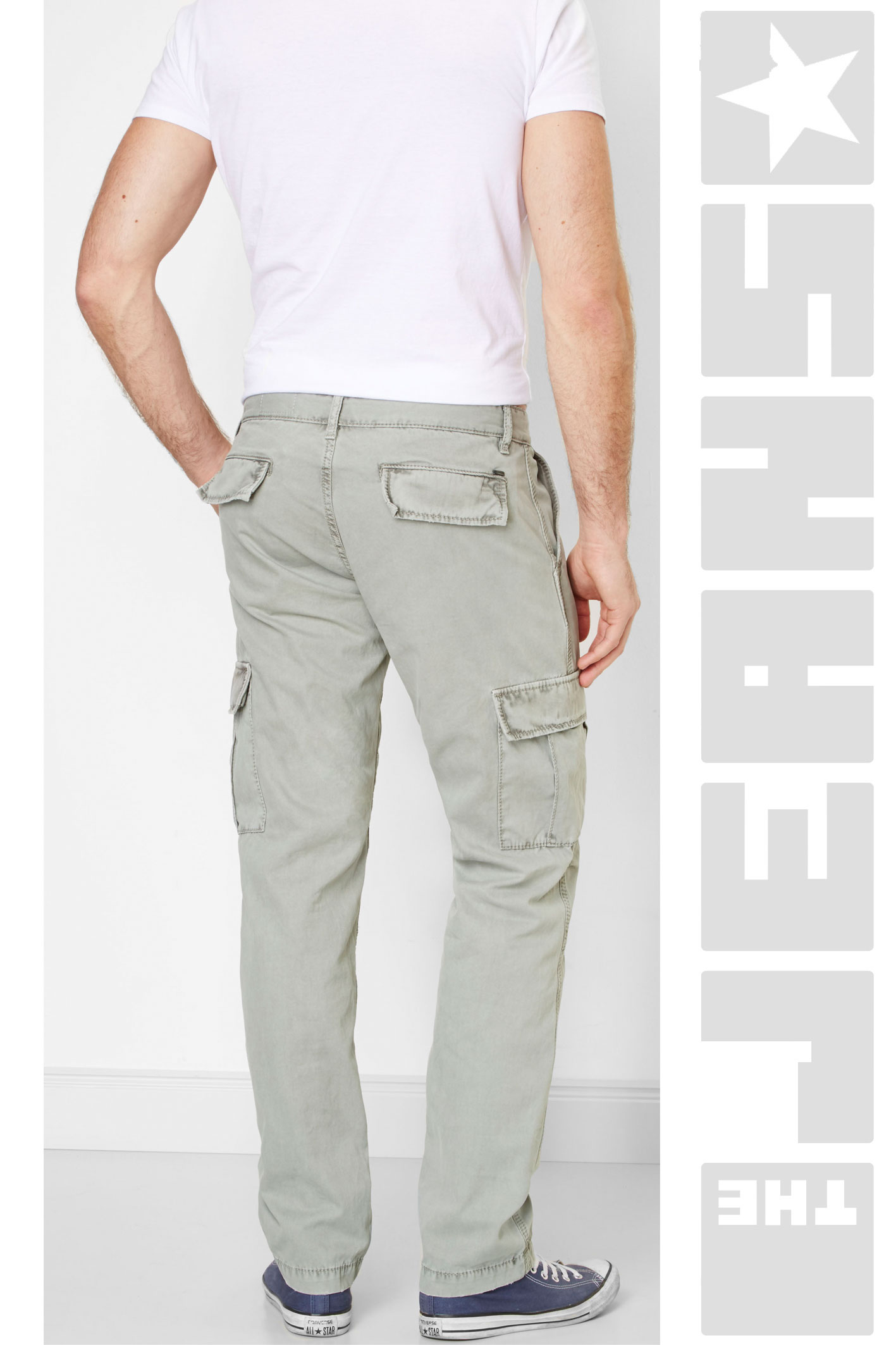 Murdock Cargo Mineral Grey bis Übergröße 56