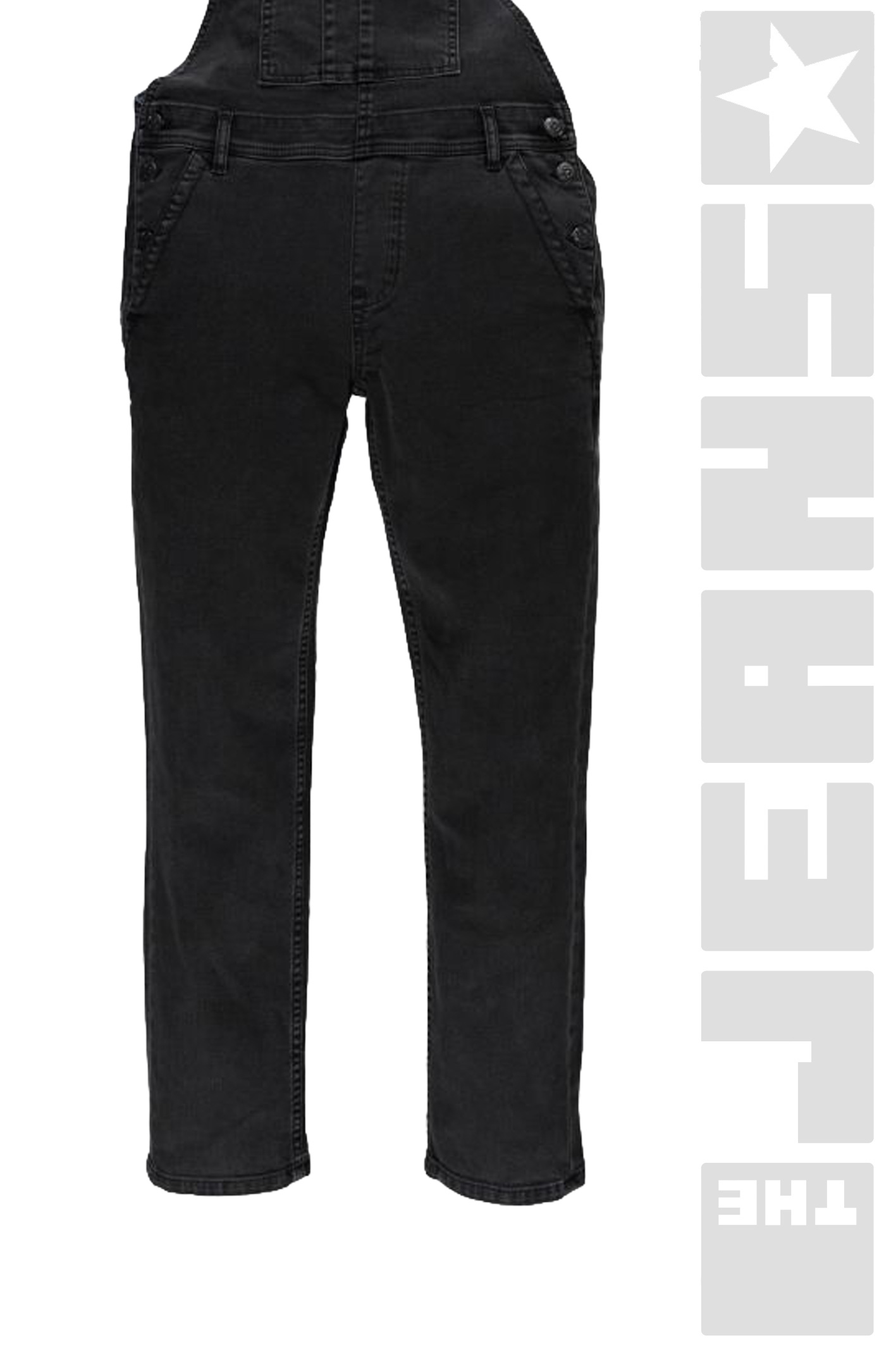 Jeans Latzhose Black