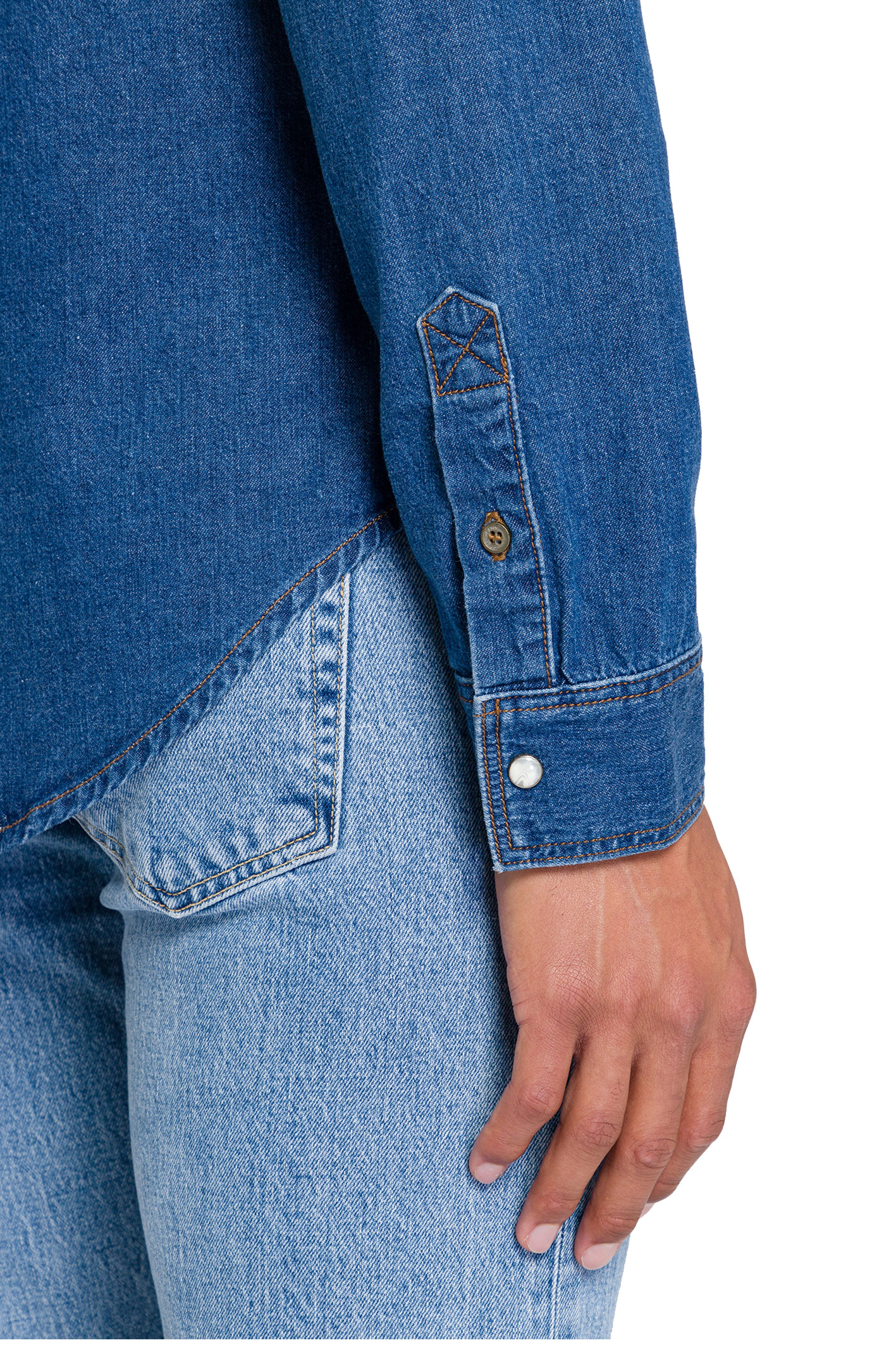JEANSHEMD Dark Blue