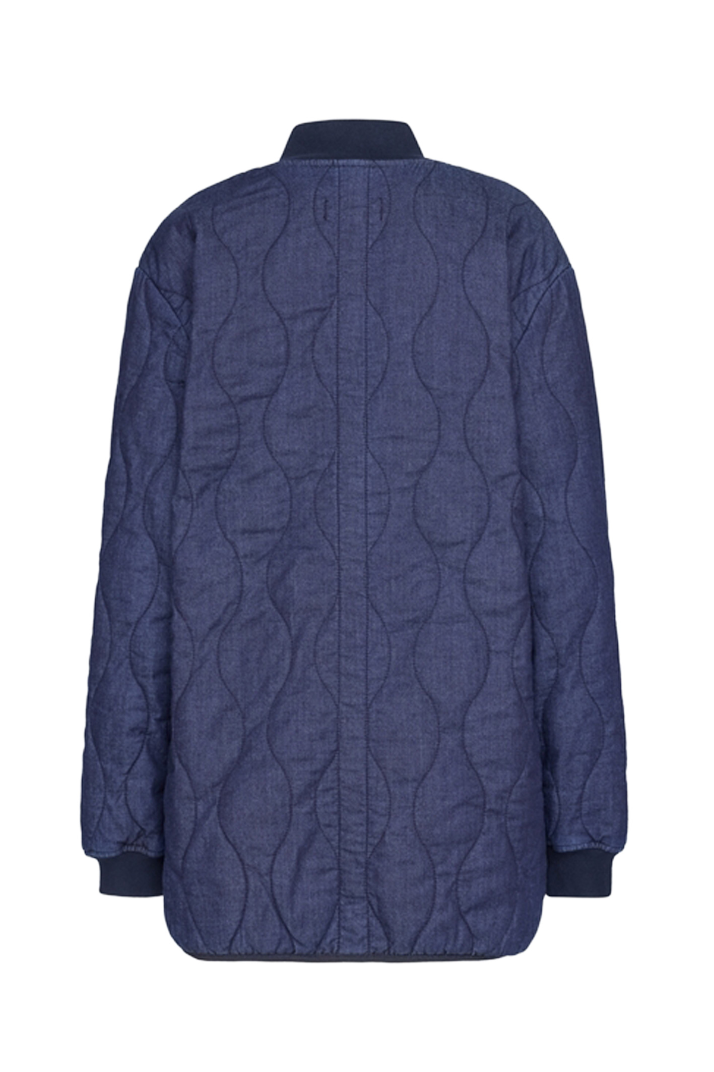 DAMEN STEPPJACKE DENIIM Dark Blue