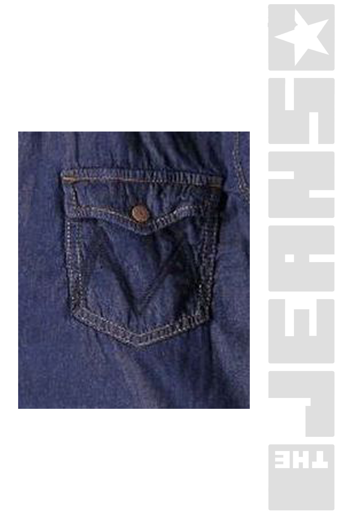 JEANSHEMD Stonewash