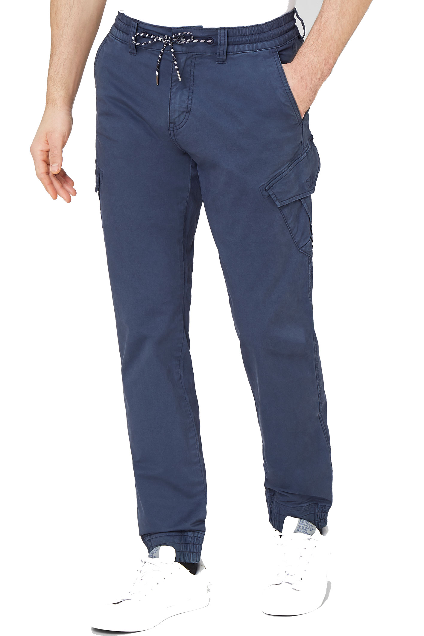 MASON CARGO Navy Tapered Leg