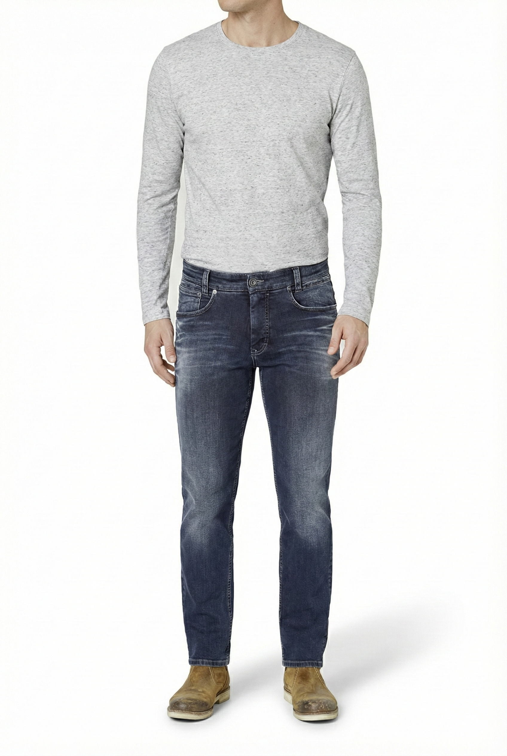 PIPE Authentic Blue Black Wash Slim Fit
