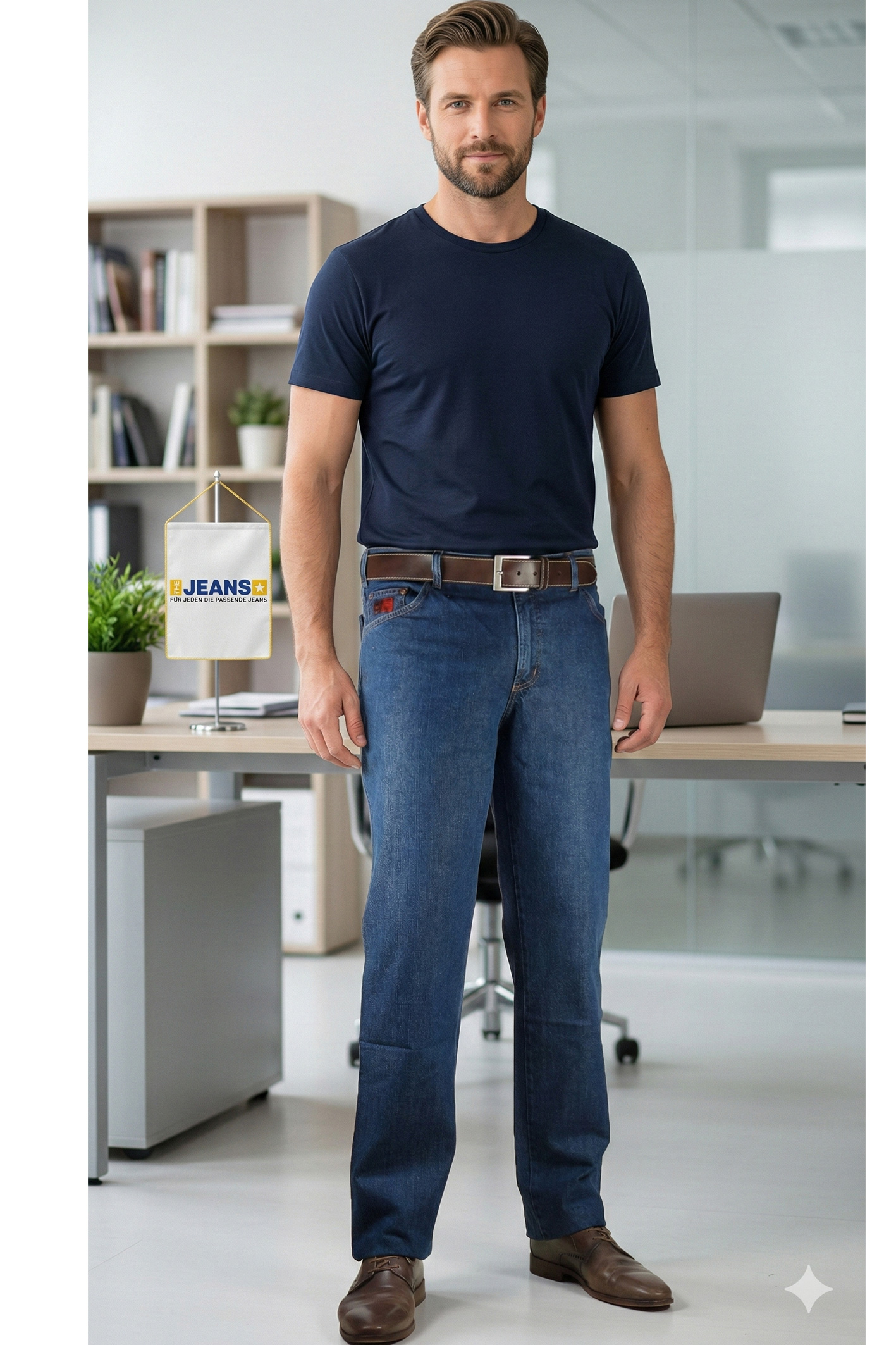 302-CLASSIC Stone Wash Regular Fit