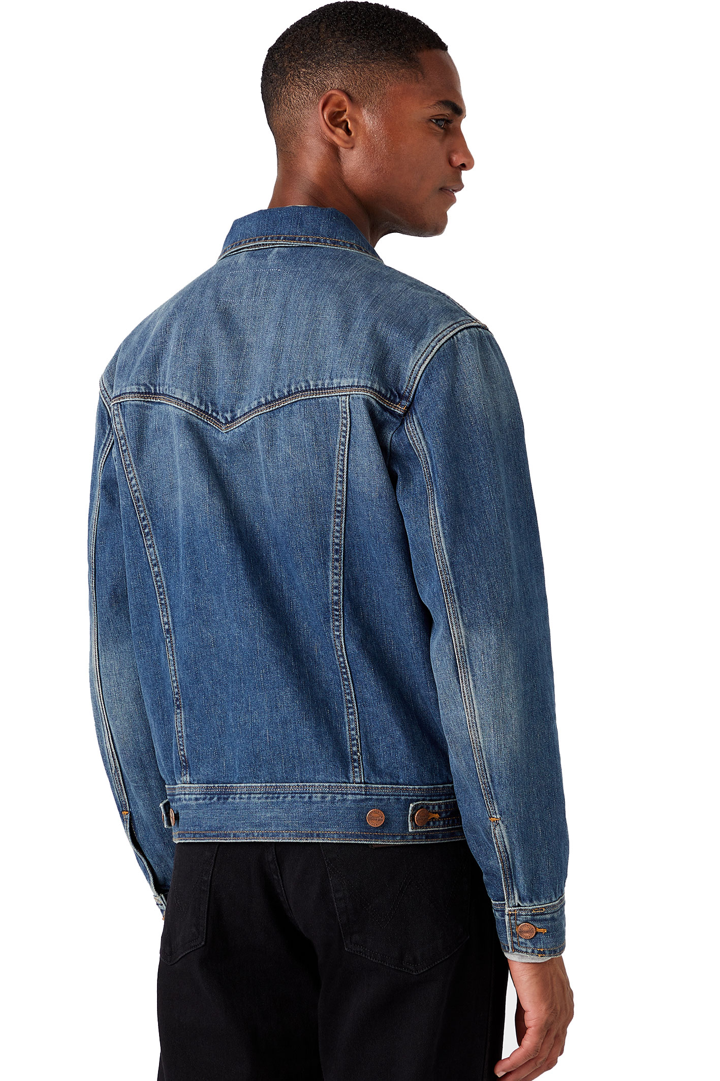 JEANSJACKE AUTHENTIC JACKET Mid Stone