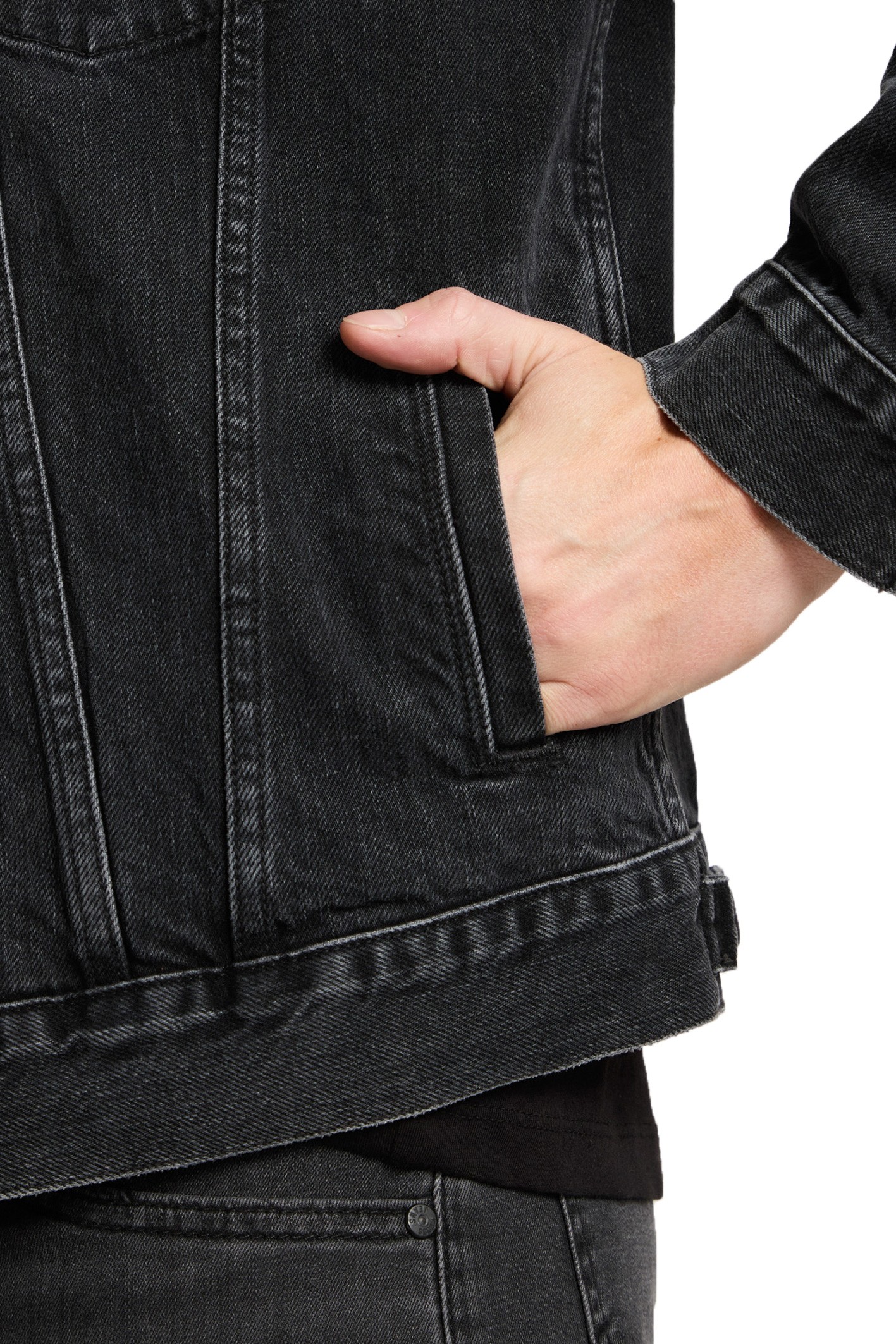 JEANSJACKE Black Used A-315
