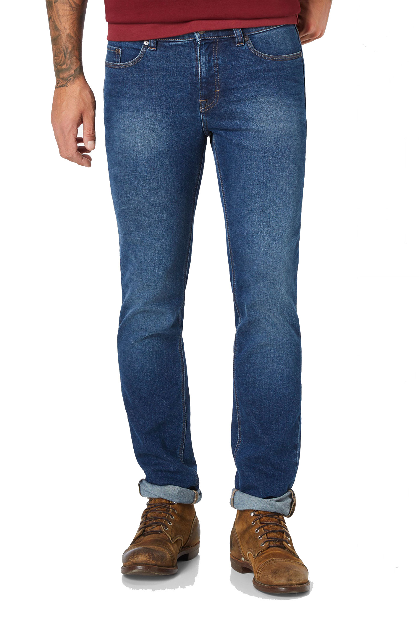 RANGER PIPE Sustainable Blue Dark Blue Used Slim Fit