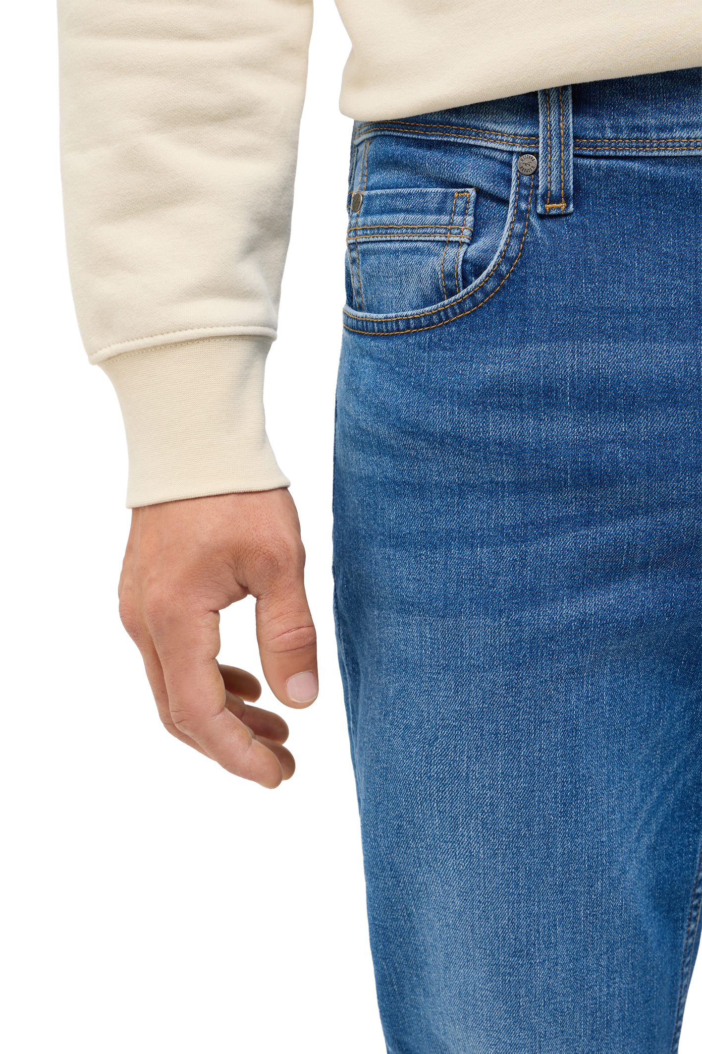 WASHINGTON STRAIGHT Mid Blue Used Regular Fit