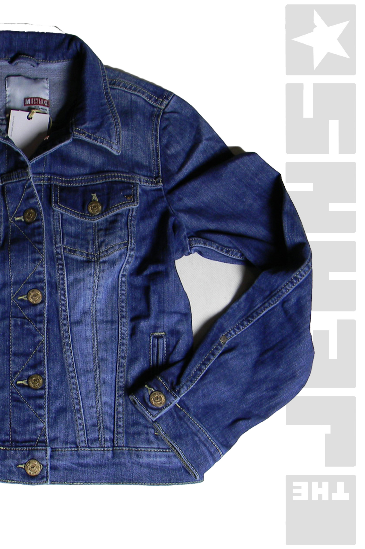Jeansjacke Scratched Used