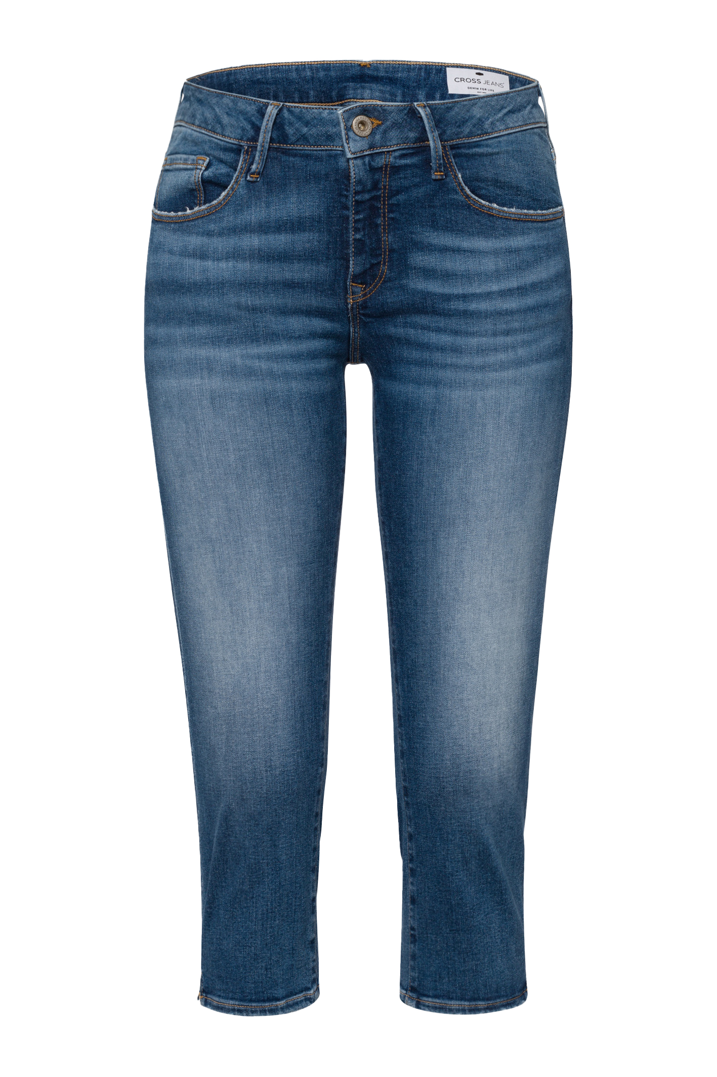 AMBER Mid Blue Slim Fit