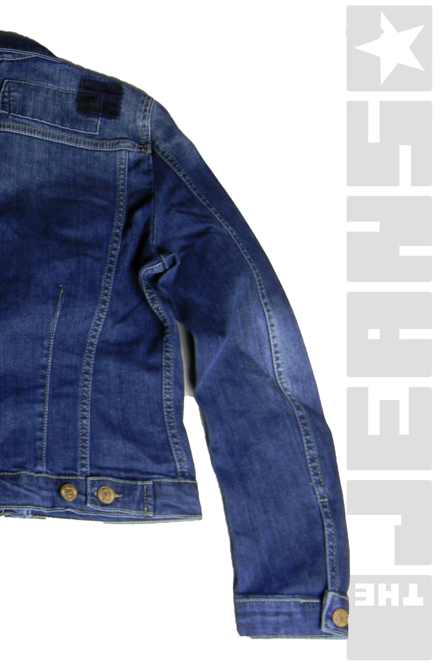 Jeansjacke Scratched Used