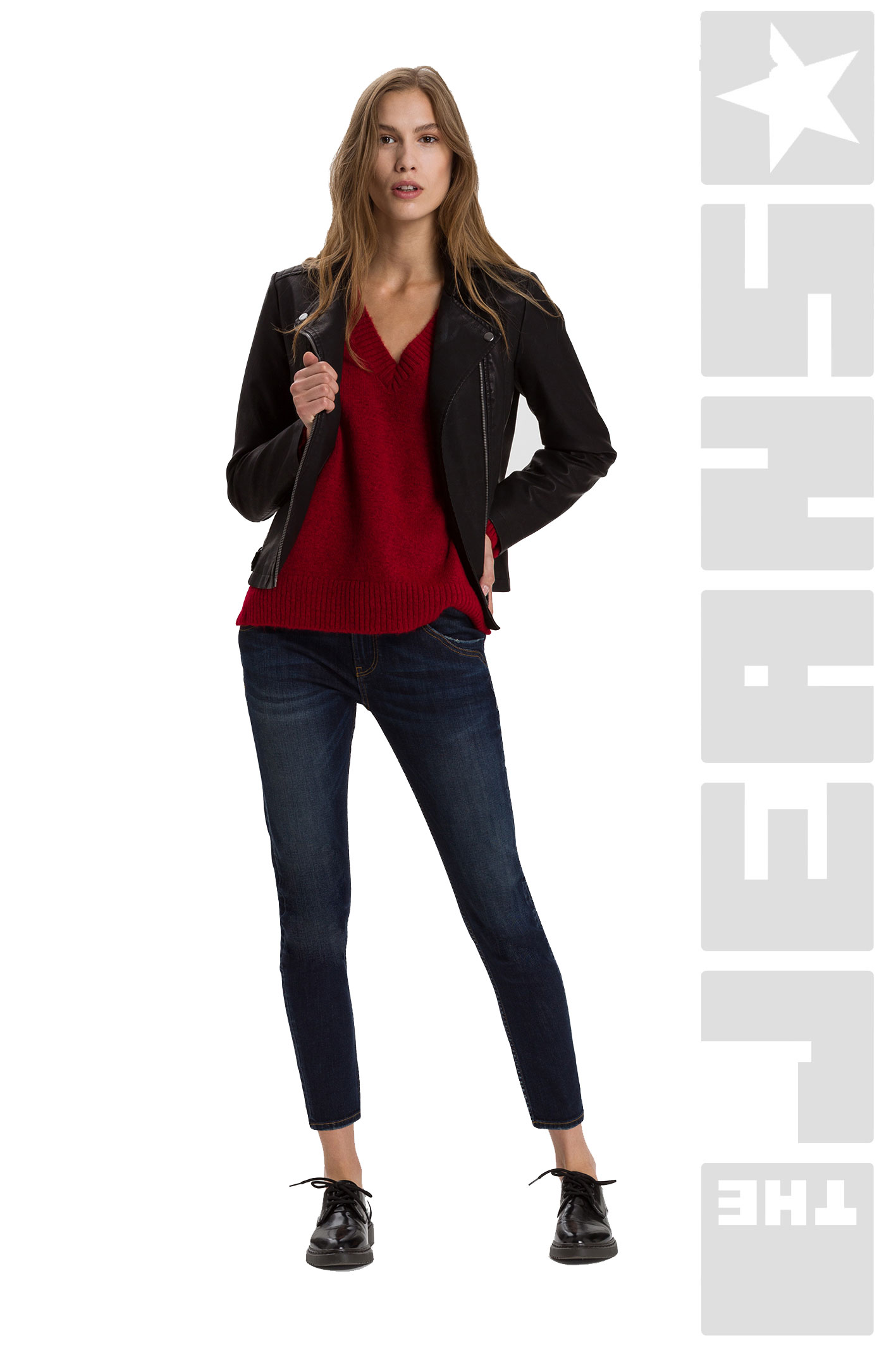 TANYA Dark Blue Slim Fit